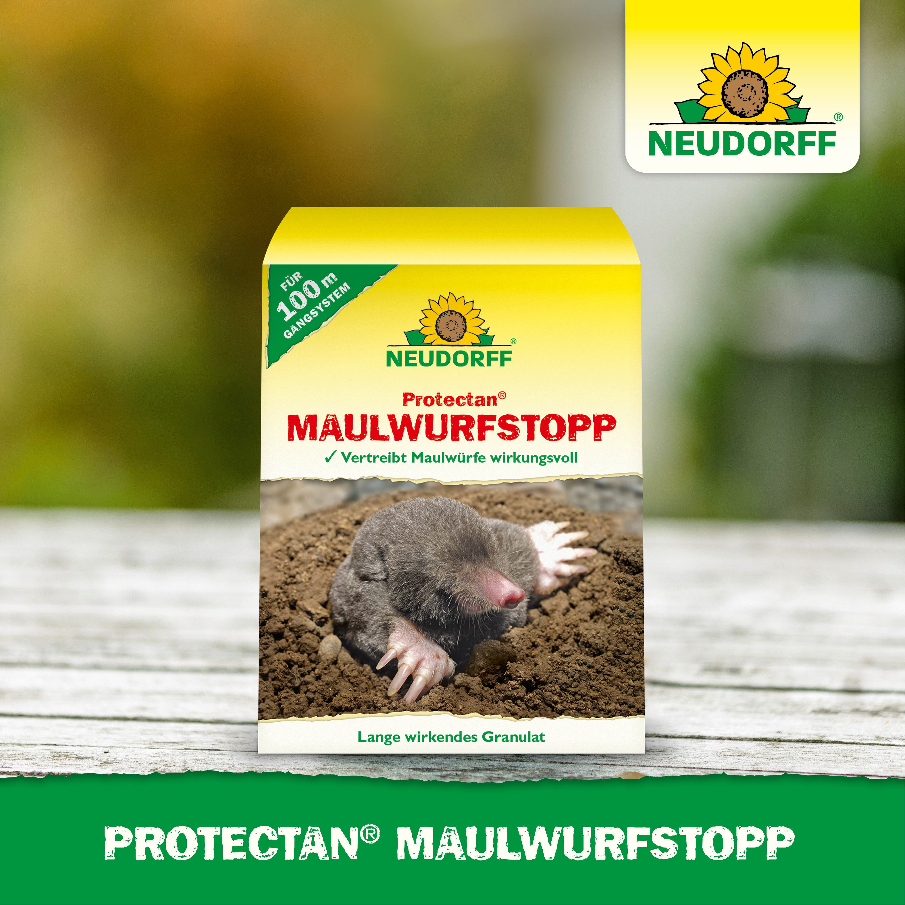 Neudorff Vergrämungsmittel Protectan MaulwurfStopp 200 g, Geruchsbasiertes Fernhaltegranulat für Maulwürfe, 200 g für bis zu 100 m Gangsystem, Geruchsbasierte A – Bild 5 von 5