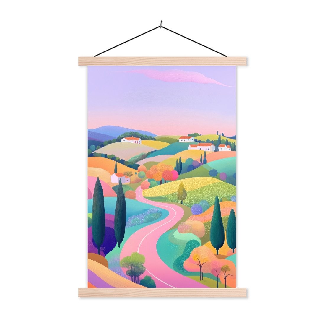 MuchoWow Poster Landschaft - Lila - günstig online kaufen