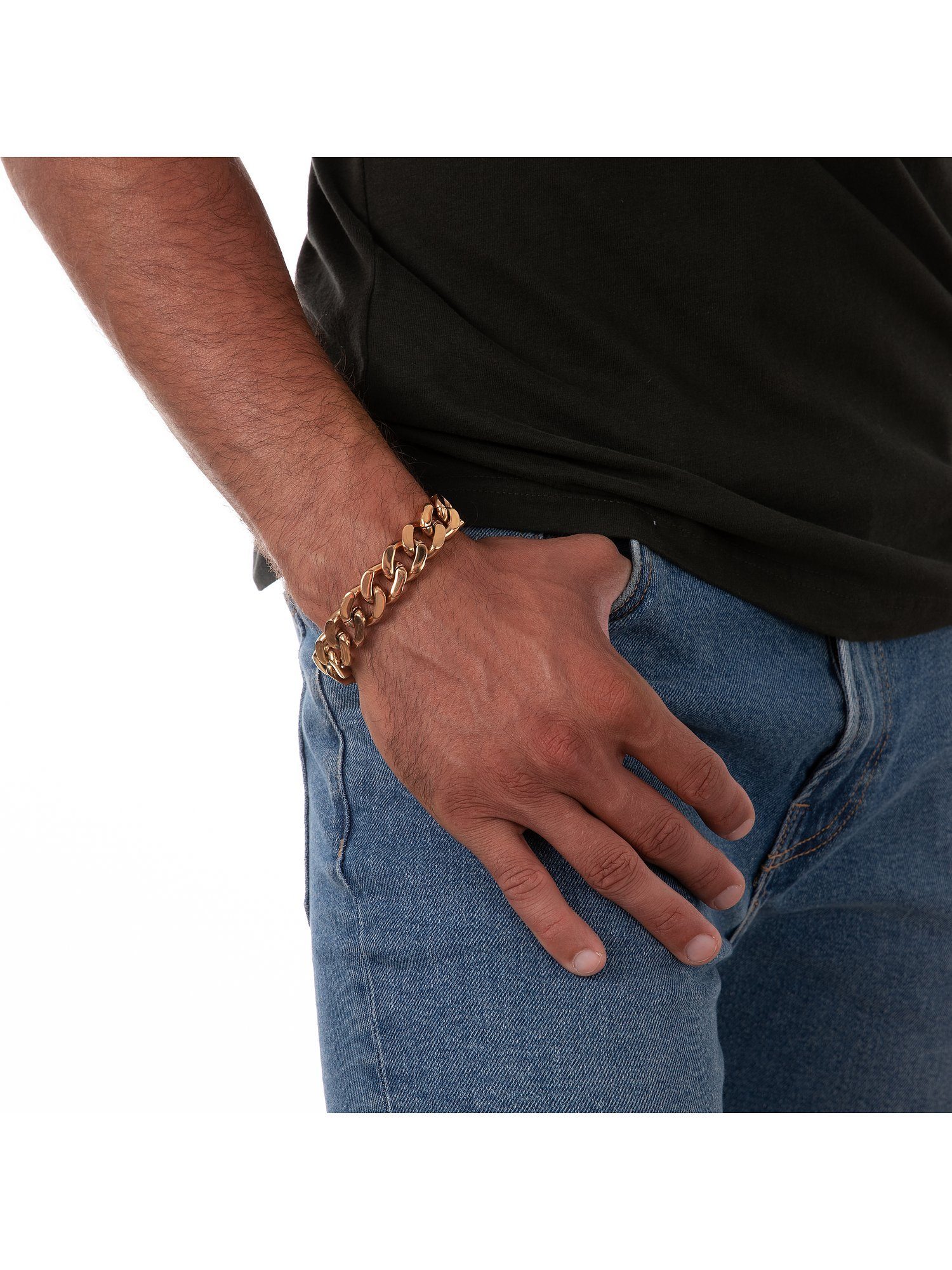 FAVS Edelstahlarmband FAVS Herren-Armband Edelstahl, Trendig