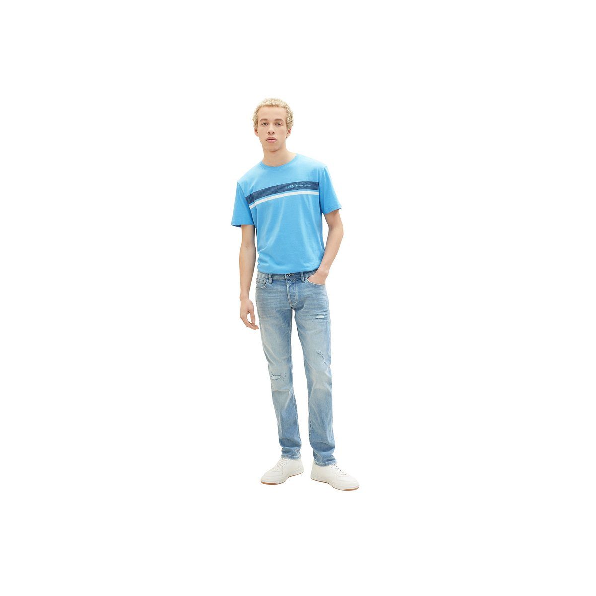 blau 5-Pocket-Jeans TOM TAILOR (1-tlg)