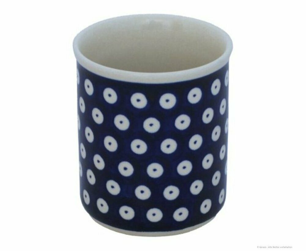 Bunzlauer Keramik Becher Bunzlauer Keramik 250ml Becher,Vielseitig einsetzbar, Ø8cm Dekor 42, Keramik