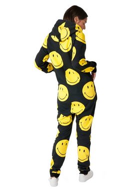 Opposuits Kostüm Smiley Original Onesie, Jetzt wird's gemütlich: Kapuzenoverall im original Smiley-Design!