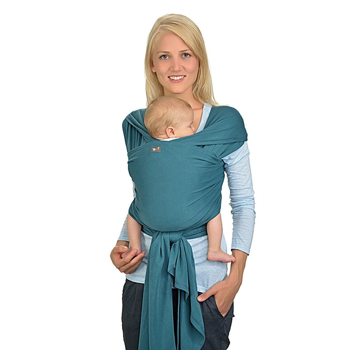 Hoppediz Tragetuch Elastisches Tragetuch, aus 100% Bio-Baumwolle