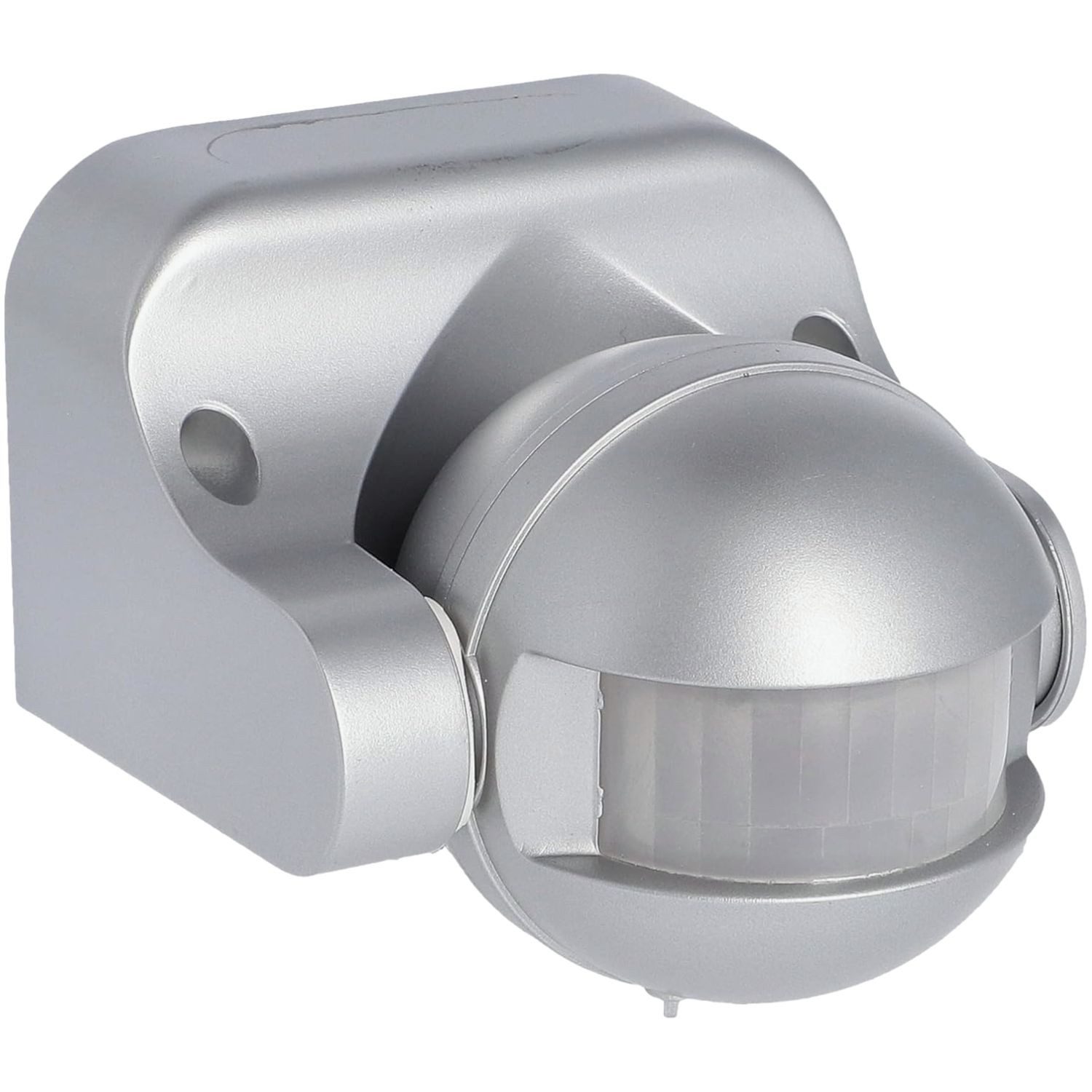 UNITEC Bewegungsmelder Infrarot Aufputz Bewegungsmelder 180° IP44 Silber, (Set, 1-St), Neigbar 12m Wand Sensor Außen Outdoor Melder Wandmontage