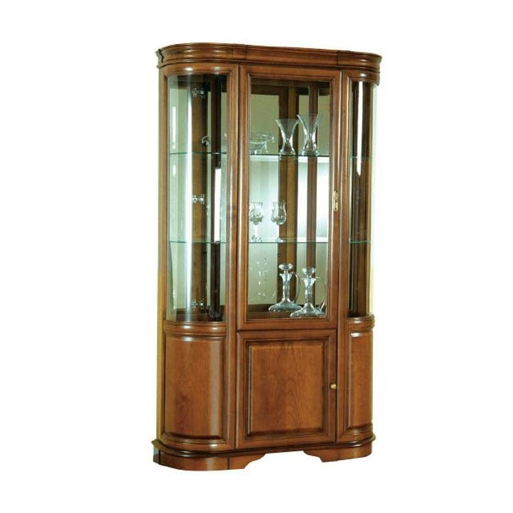 Xlmoebel Vitrine Traditioneller Glasvitrinenschrank Rustikaler Schrank Vitrine - MODELL (Klassische Vitrine Vitrinenschrank Vitrinen - Model Z-W1) Hergestellt in Europa