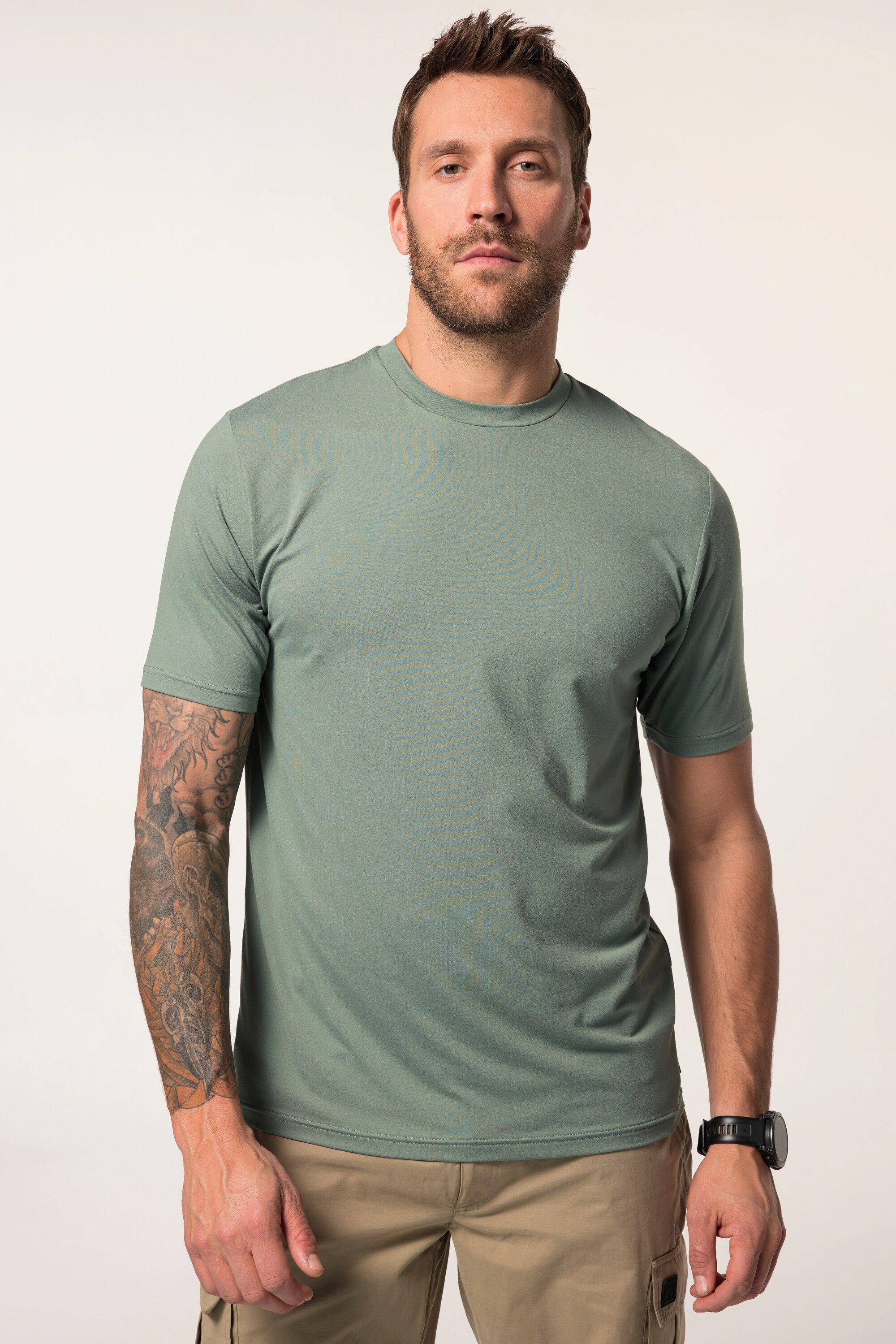 JP1880 T-Shirt T-Shirt Halbarm Rundhals UV-Schutz günstig online kaufen