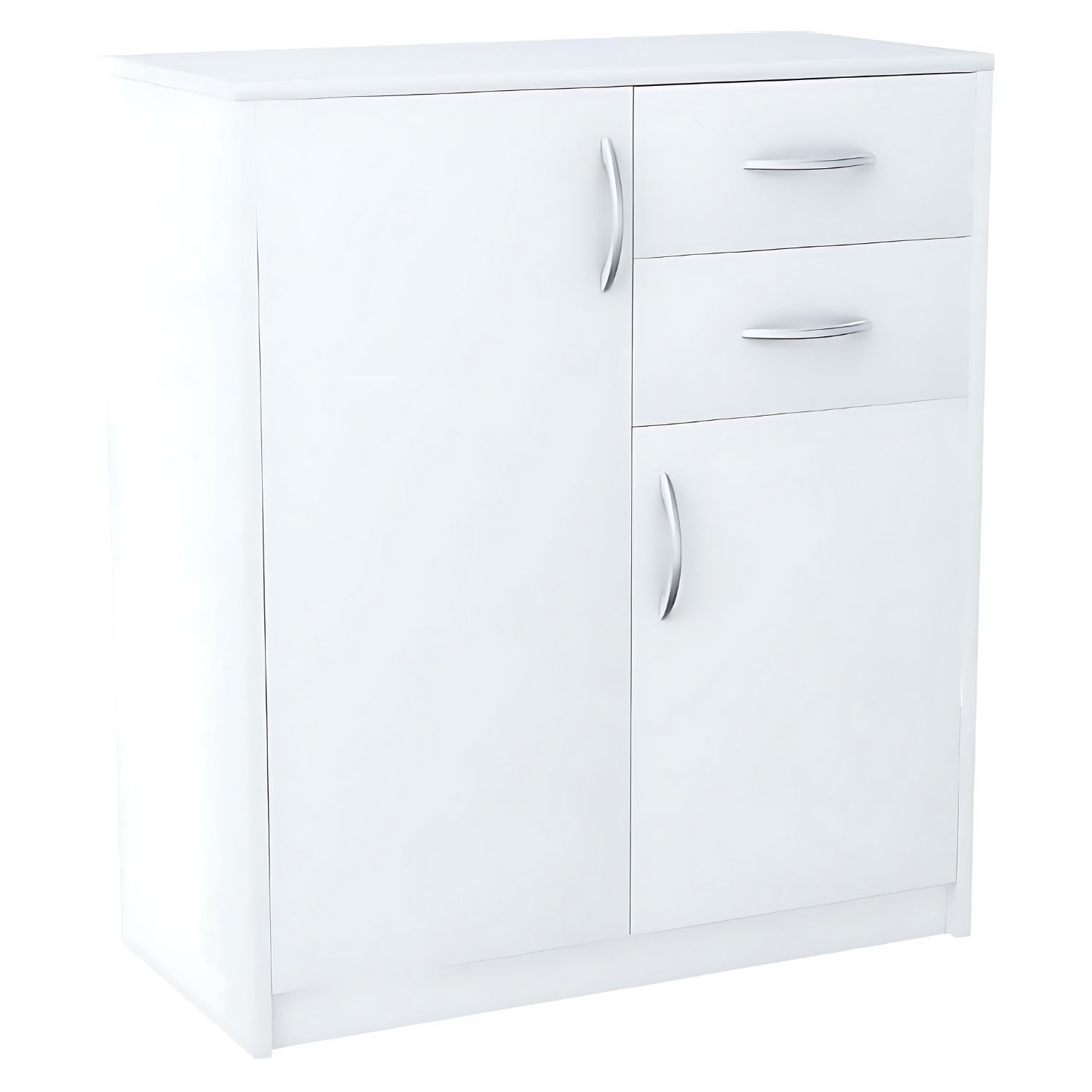 Mein-Regal Highboard STEN, Weiß Kommode Schrank günstig online kaufen