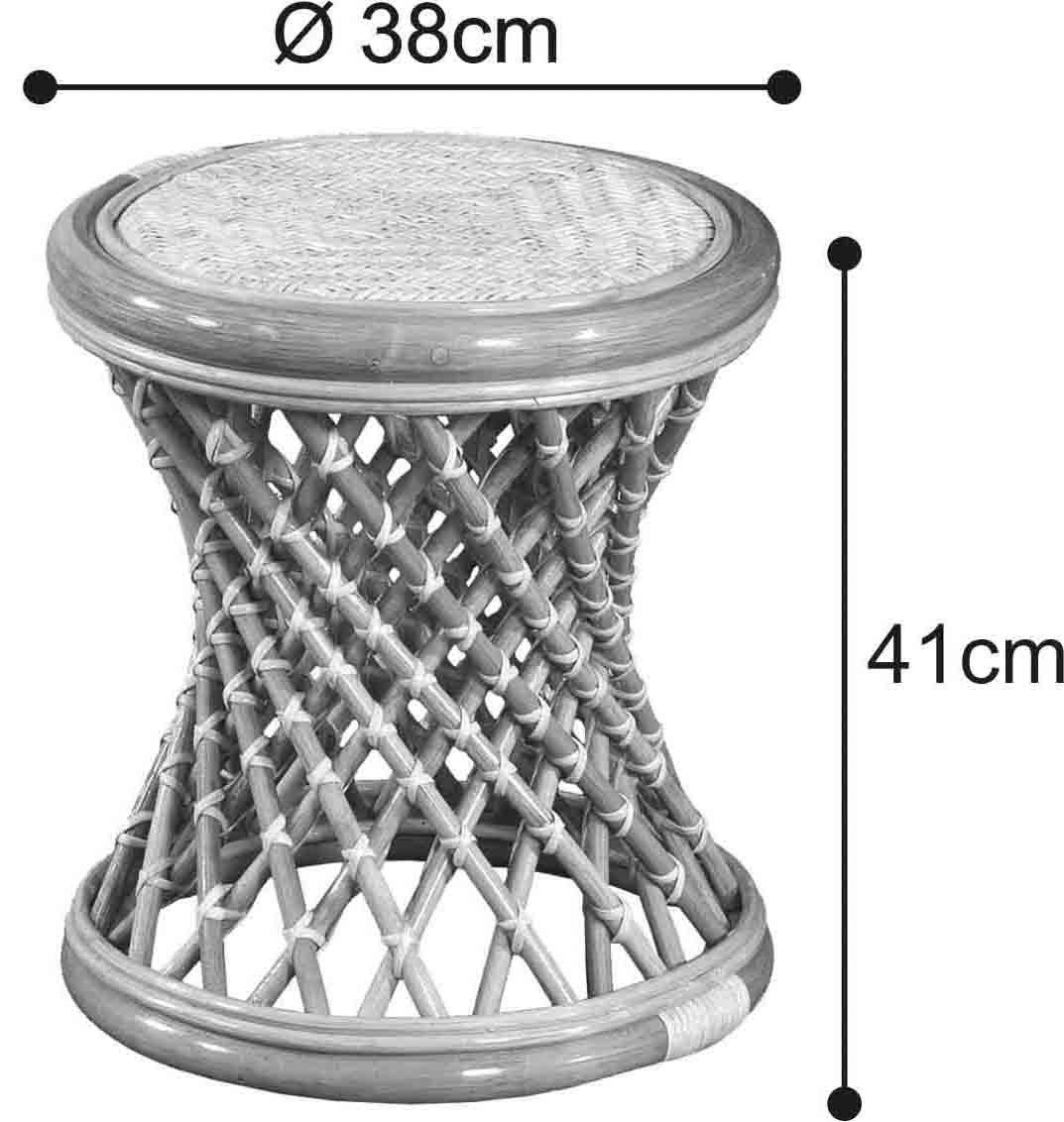Krines Home Fußhocker Rattan Hocker Sitzhocker günstig online kaufen