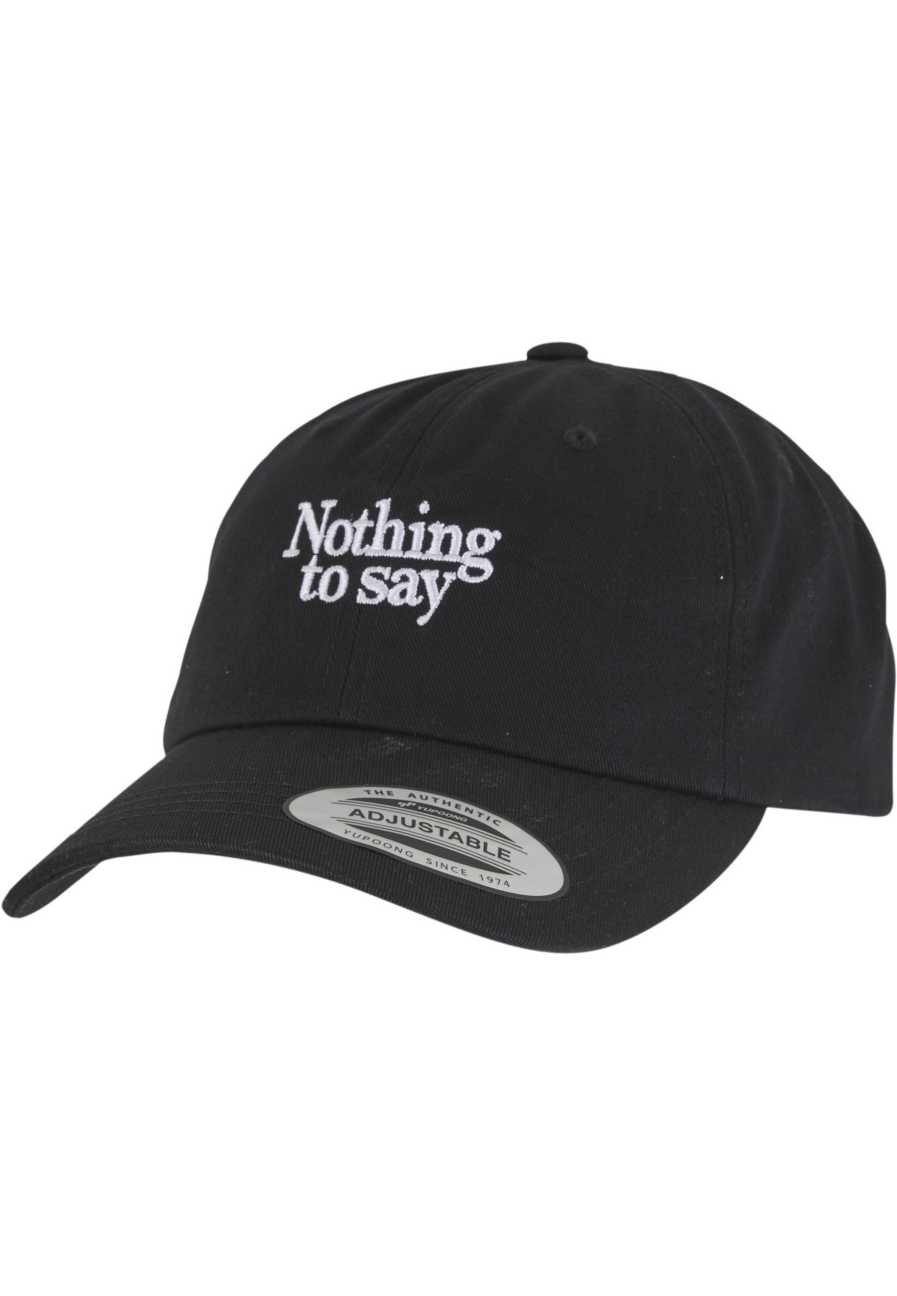 MisterTee Snapback Cap MisterTee Nothing To Say Wooly Combed Cap