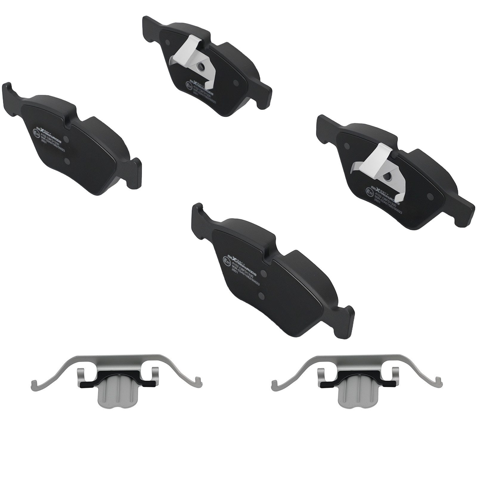 maXpeedingrods Bremsbelag, Bremsbeläge Vorne For BMW 5er E60 520d 520i 523i 525d 2004-2007 525i