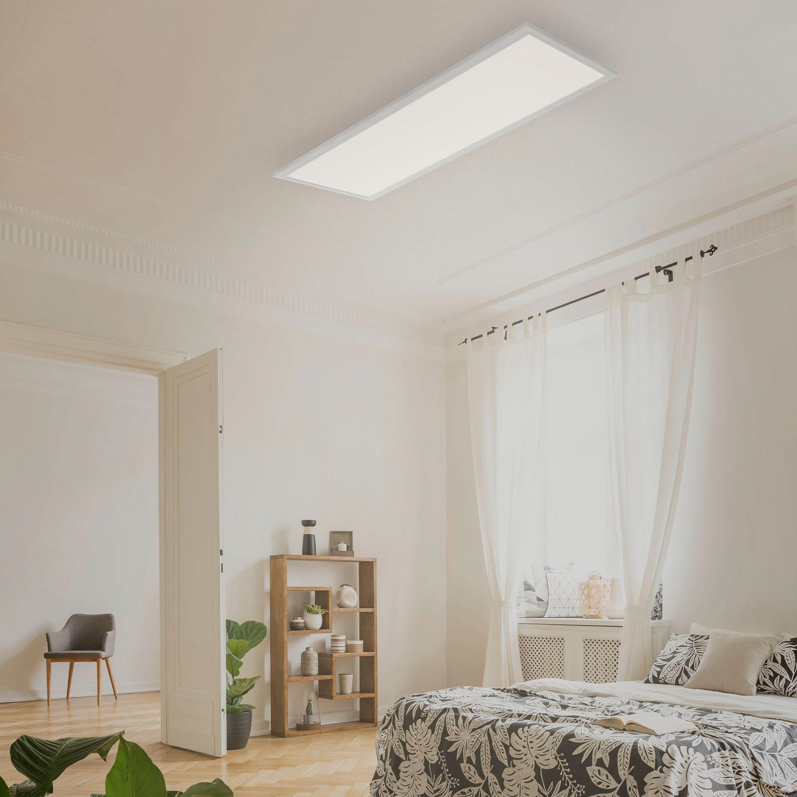 Briloner Leuchten LED Panel 7189016 Piatto, Bewegungsmelder, Leuchtdauer ei günstig online kaufen