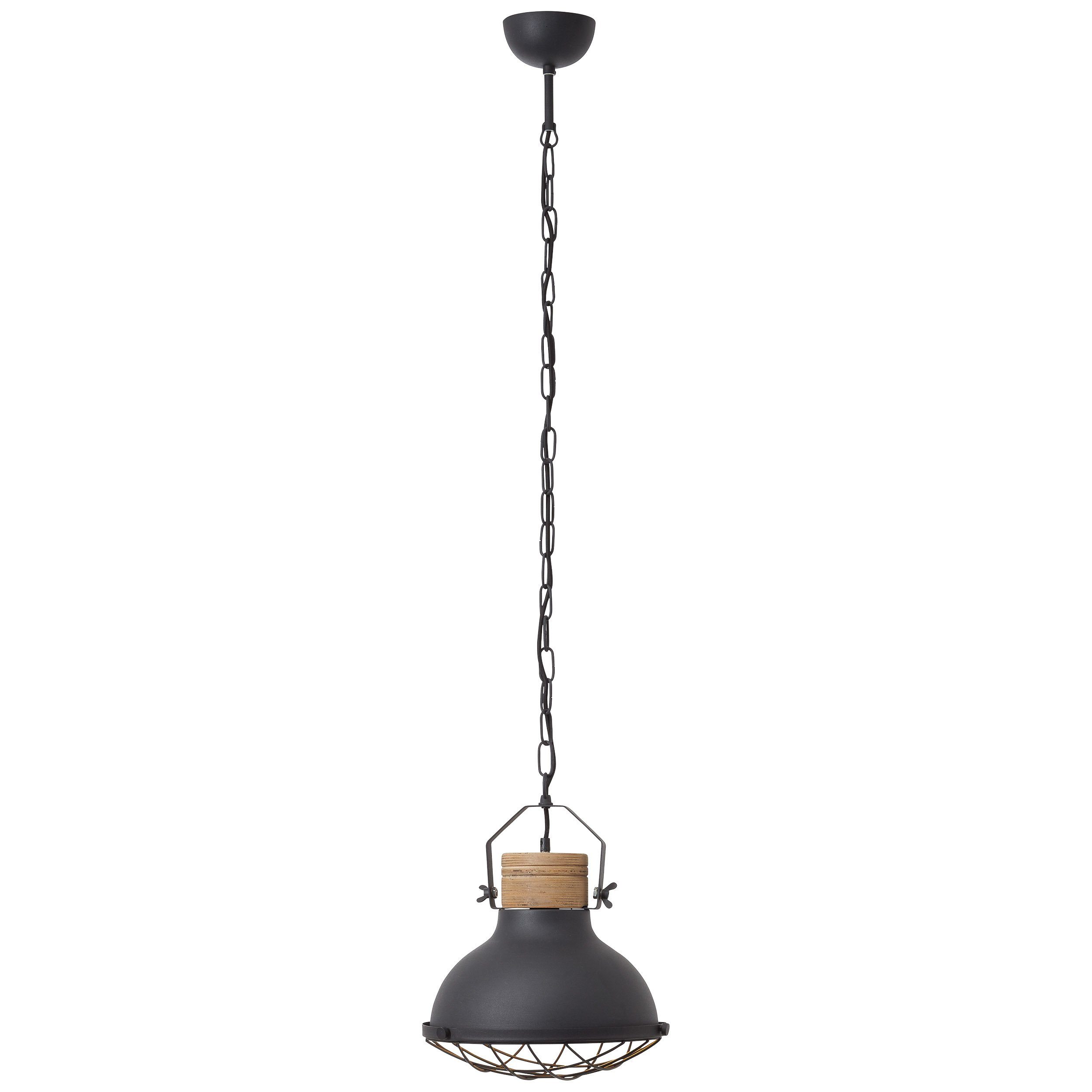 Pendelleuchte Brilliant Emma, Lampe Emma korund 33cm A60, Pendelleuchte E27, 40W, 1x schwarz