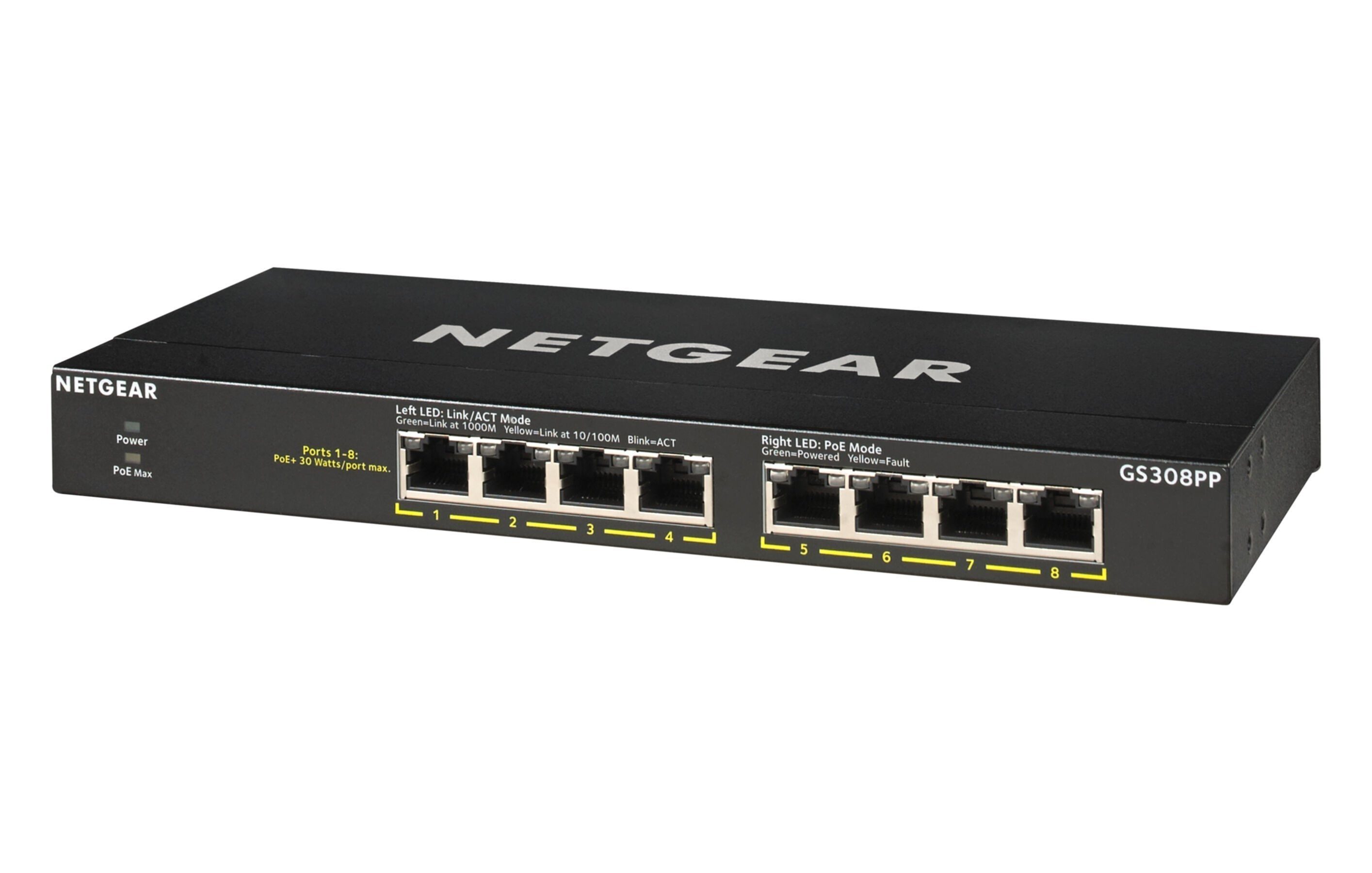 NETGEAR GS308PP Netzwerk-Switch