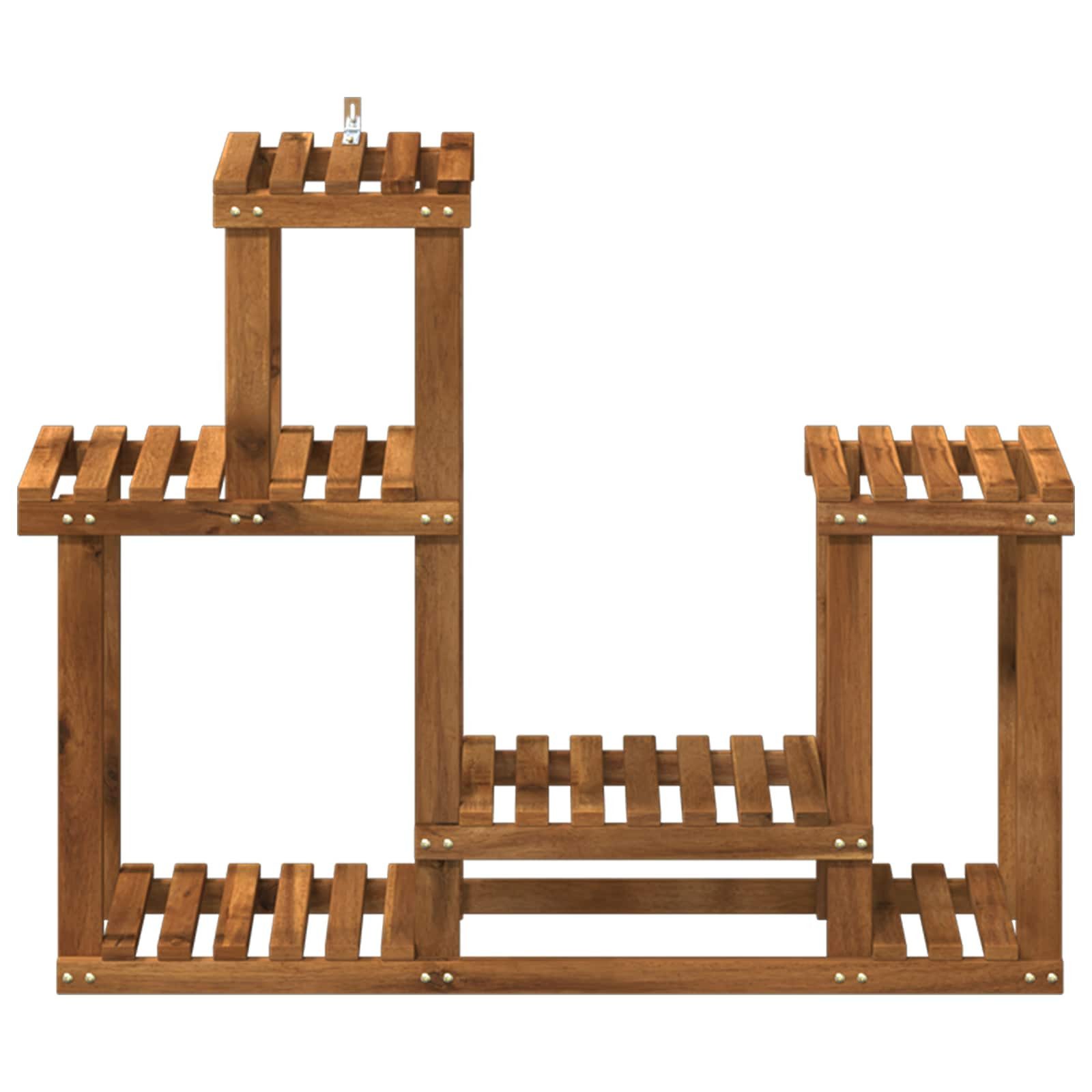 vidaXL Blumenständer Pflanzenständer Natur 90 x 25 x 73 cm Massivholz (1 St)