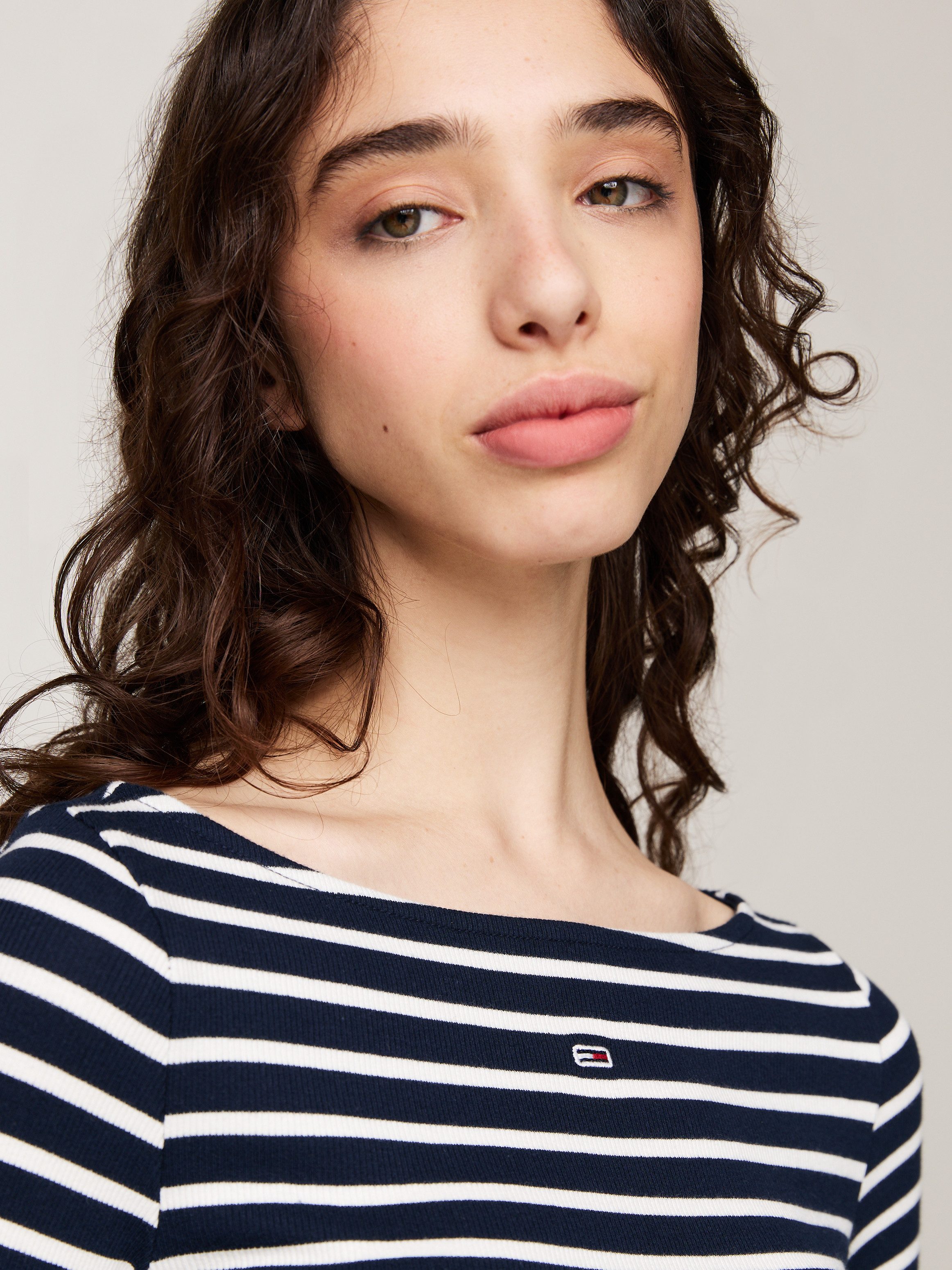 Tommy Jeans Langarmshirt TJW BRETON STRIPE günstig online kaufen