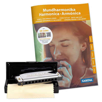 Cascha Mundharmonika-Set Special Blues, C-Dur, (Set), komplett mit Transportbox und Lehrbuch