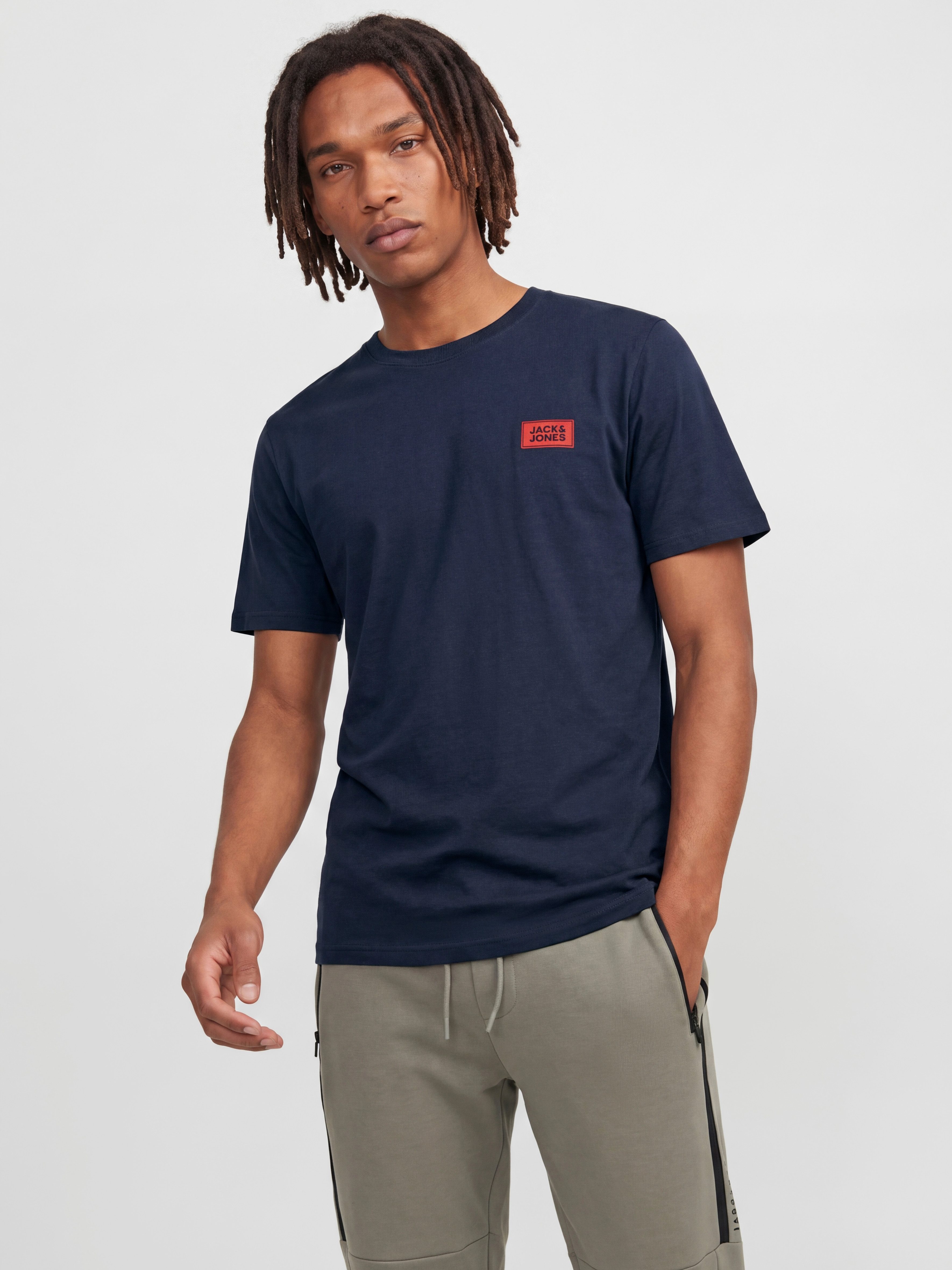 Jack & Jones Rundhalsshirt JJRUSH TEE SS CREW NECK 3PK MP (Packung, 3-tlg) Baumwolle, regular fit – Bild 3 von 5