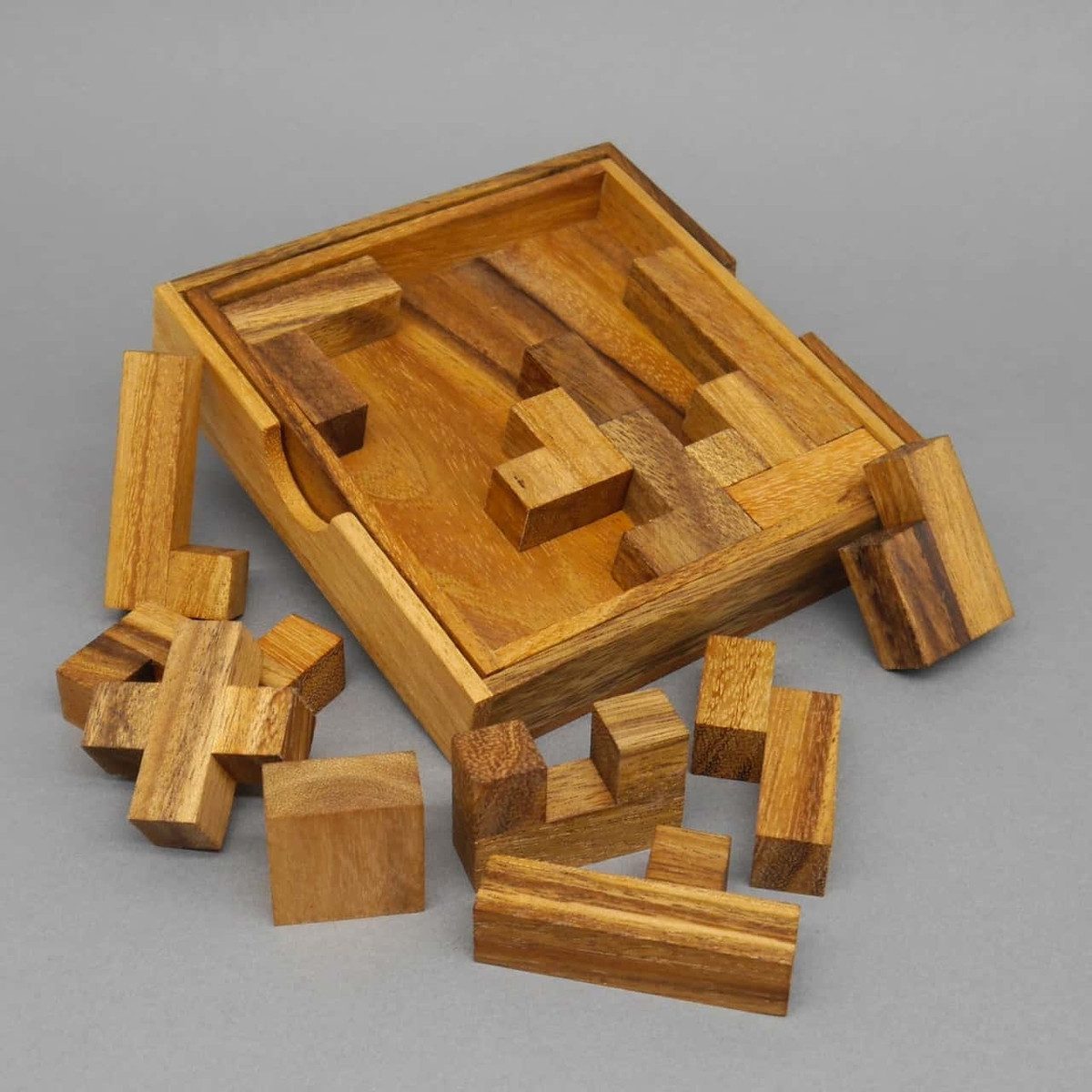 ROMBOL Denkspiele Spiel SPIEL DES LEBENS – vielfältiges Legepuzzle, Denkspiel, Holzpuzzle