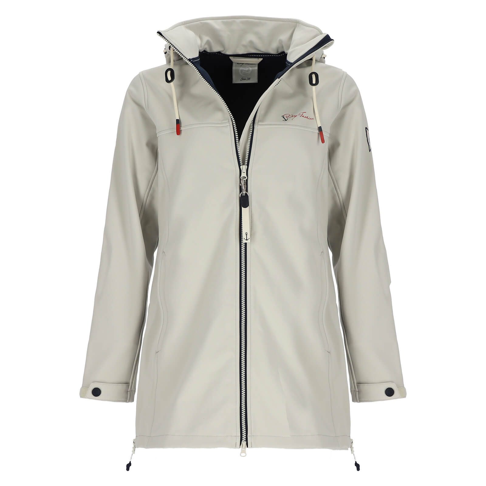 Dry Fashion Softshellmantel Hooge Damen Softshelljacke Hooge mit Fleece-Innenfutter - Jacke Atmungsaktiv