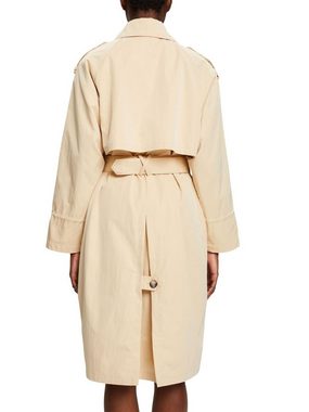 Esprit Collection Trenchcoat Doppelreihiger Trenchcoat mit Gürtel