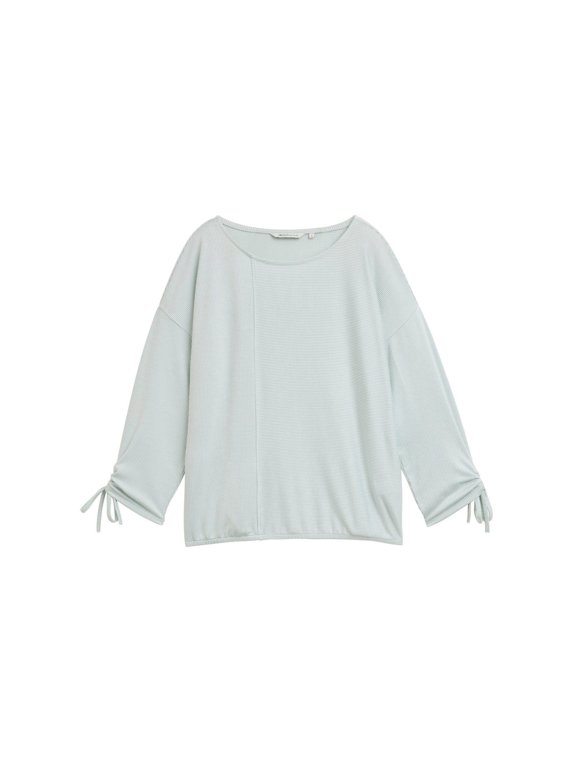 TOM TAILOR Denim Langarmshirt structured stripe günstig online kaufen