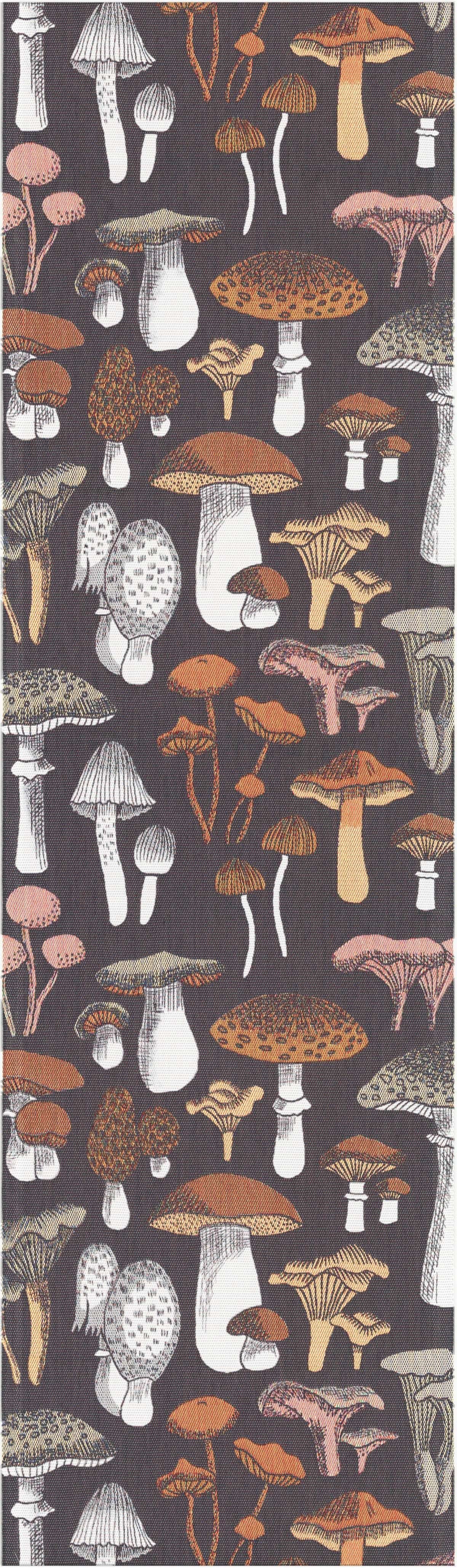 EKELUND MASTER WEAVERS 1692 Tischläufer Svamprik 35x120 cm, Pixel gewebt (6-farbig)