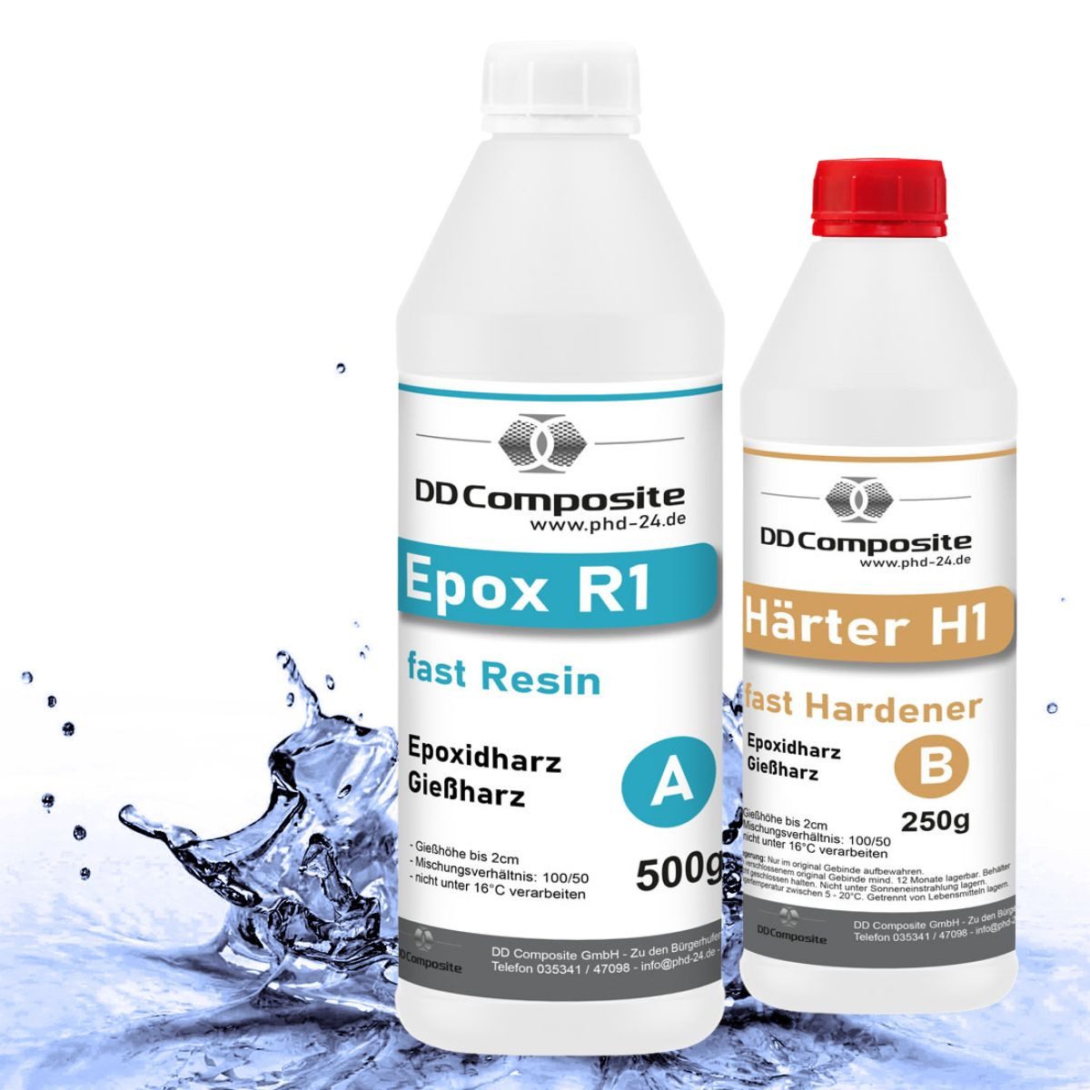 DD Composite Epoxidharz 0.75kg Epox R1 H1, PURPLE DIAMOND
