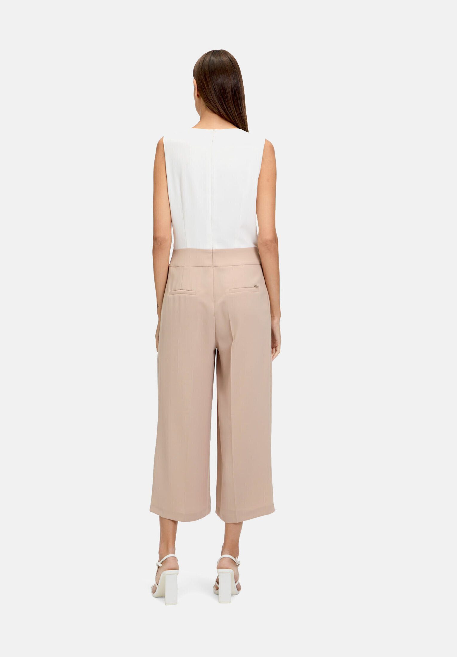 Betty&Co Overall Damen ohne Arm (1-tlg) Falten