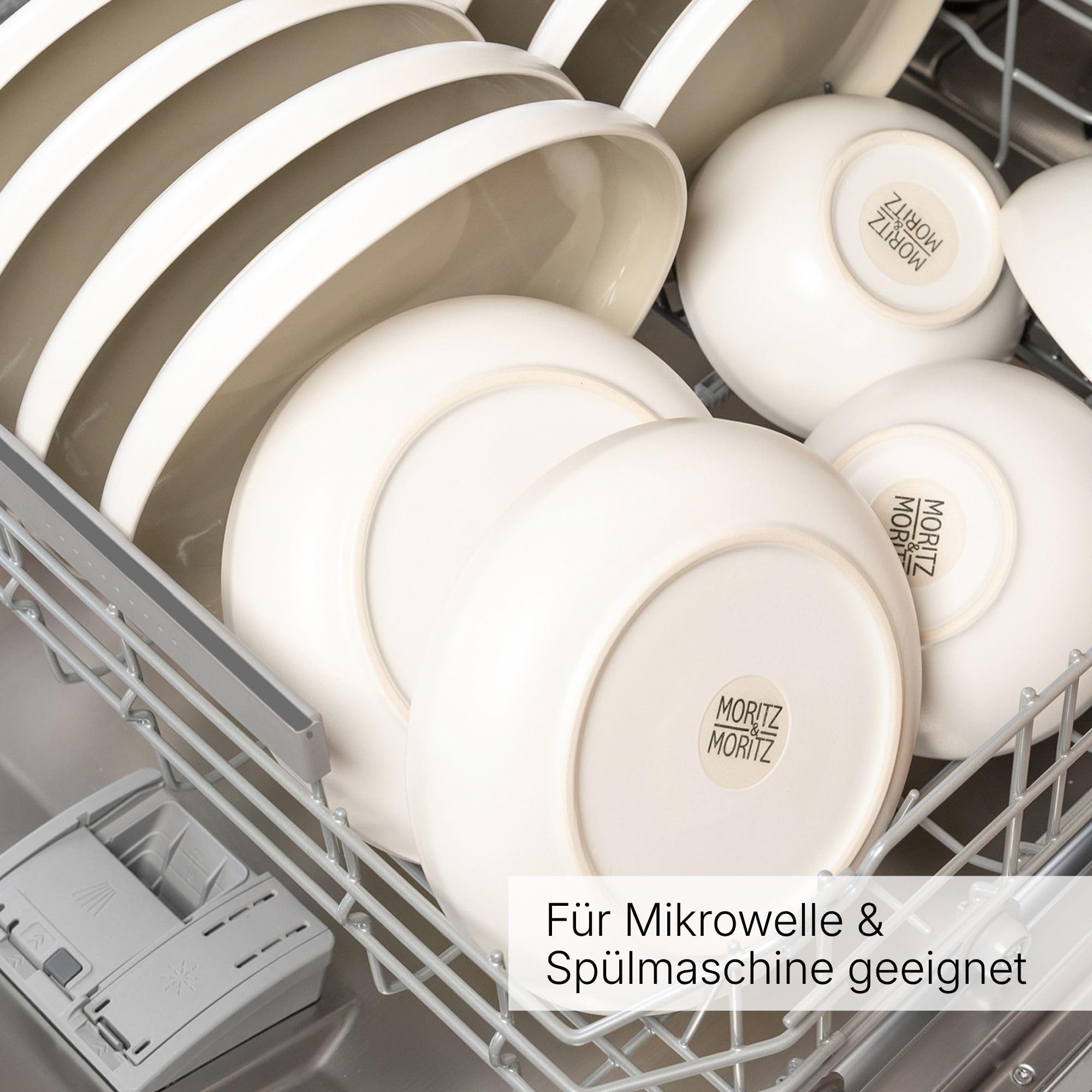 Moritz & Moritz Müslischüssel ALHAMBRA Müslibowls Blau, Steinzeug, (Set, 6-tlg), Hochwertiges Steinzeug, Spülmaschinengeeignet – Bild 5 von 5