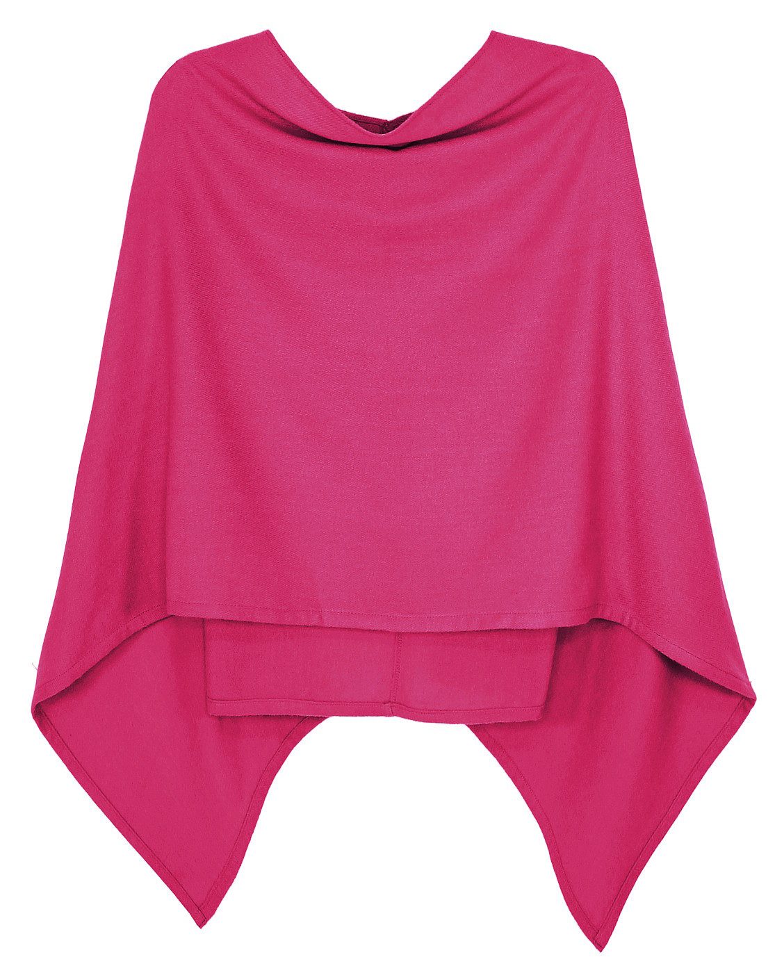dy_mode Strickponcho Damen Poncho in Unifarben günstig online kaufen