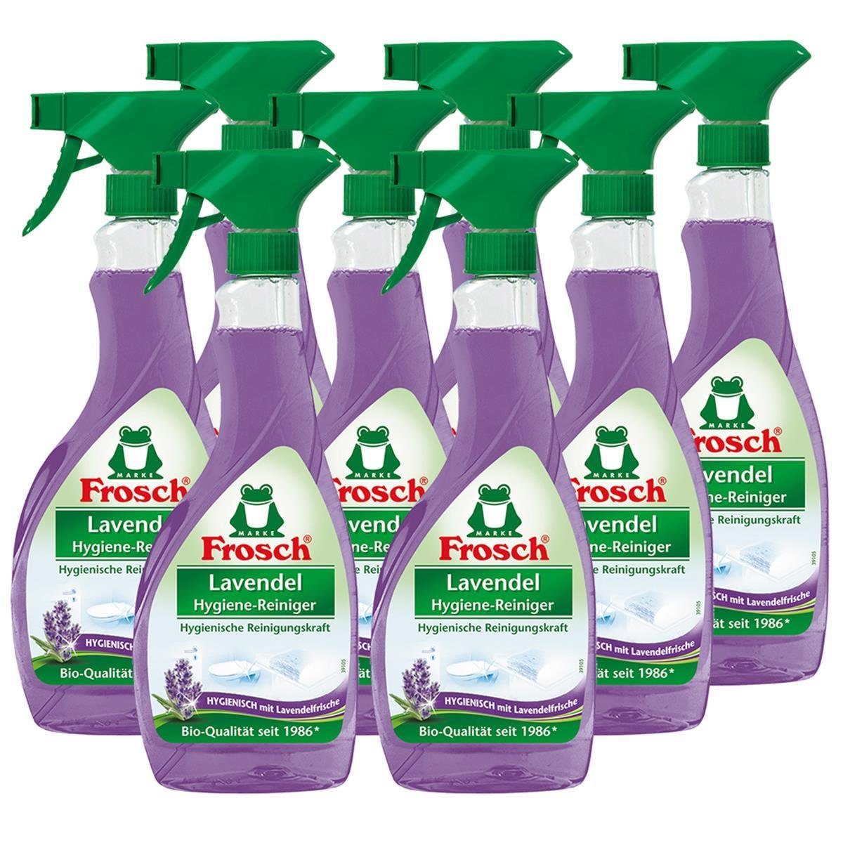 Hygiene-Reiniger FROSCH ml 8x Lavendel 500 Spezialwaschmittel Sprühflasche Frosch