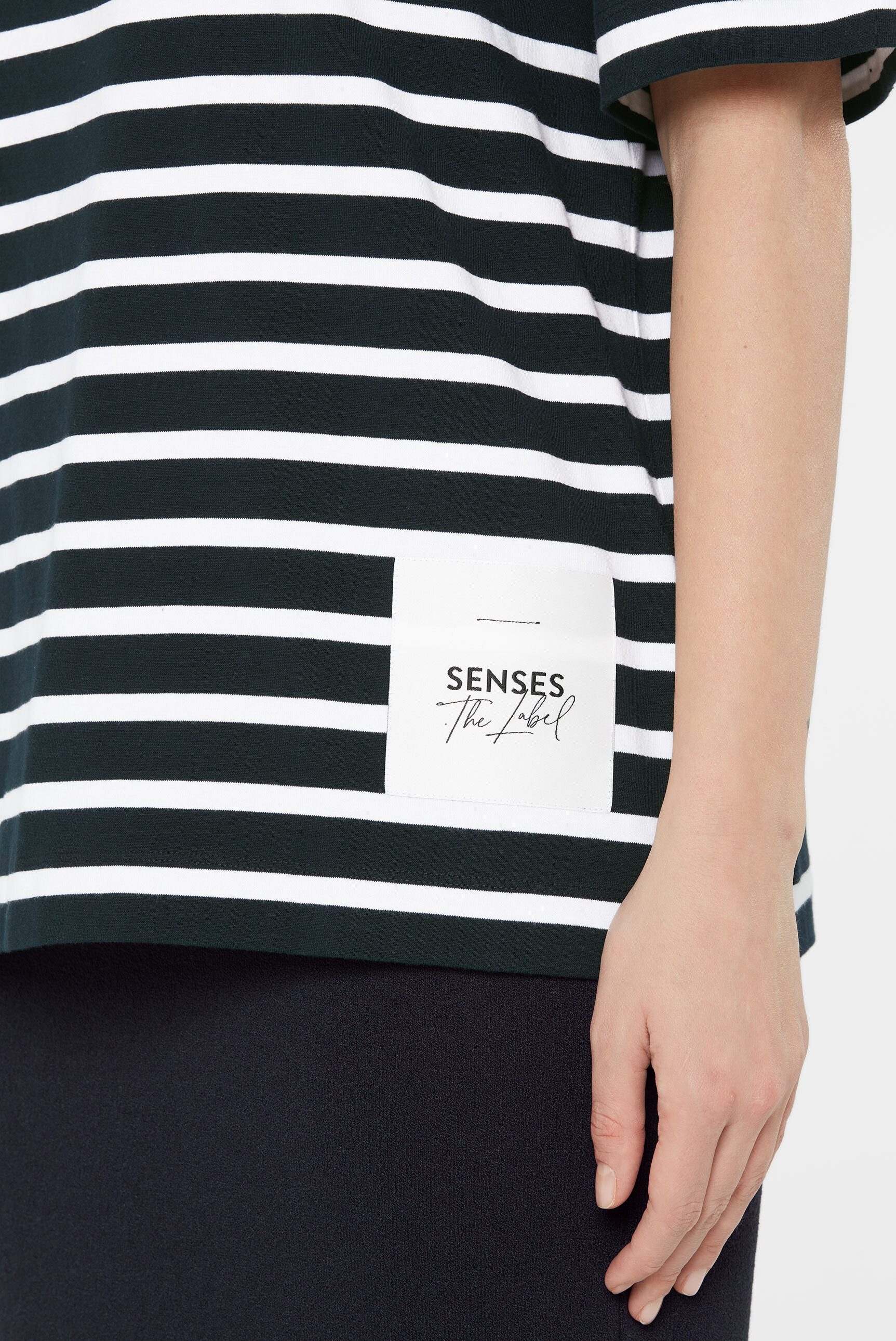 SENSES.THE LABEL Rundhalsshirt aus Baumwolle