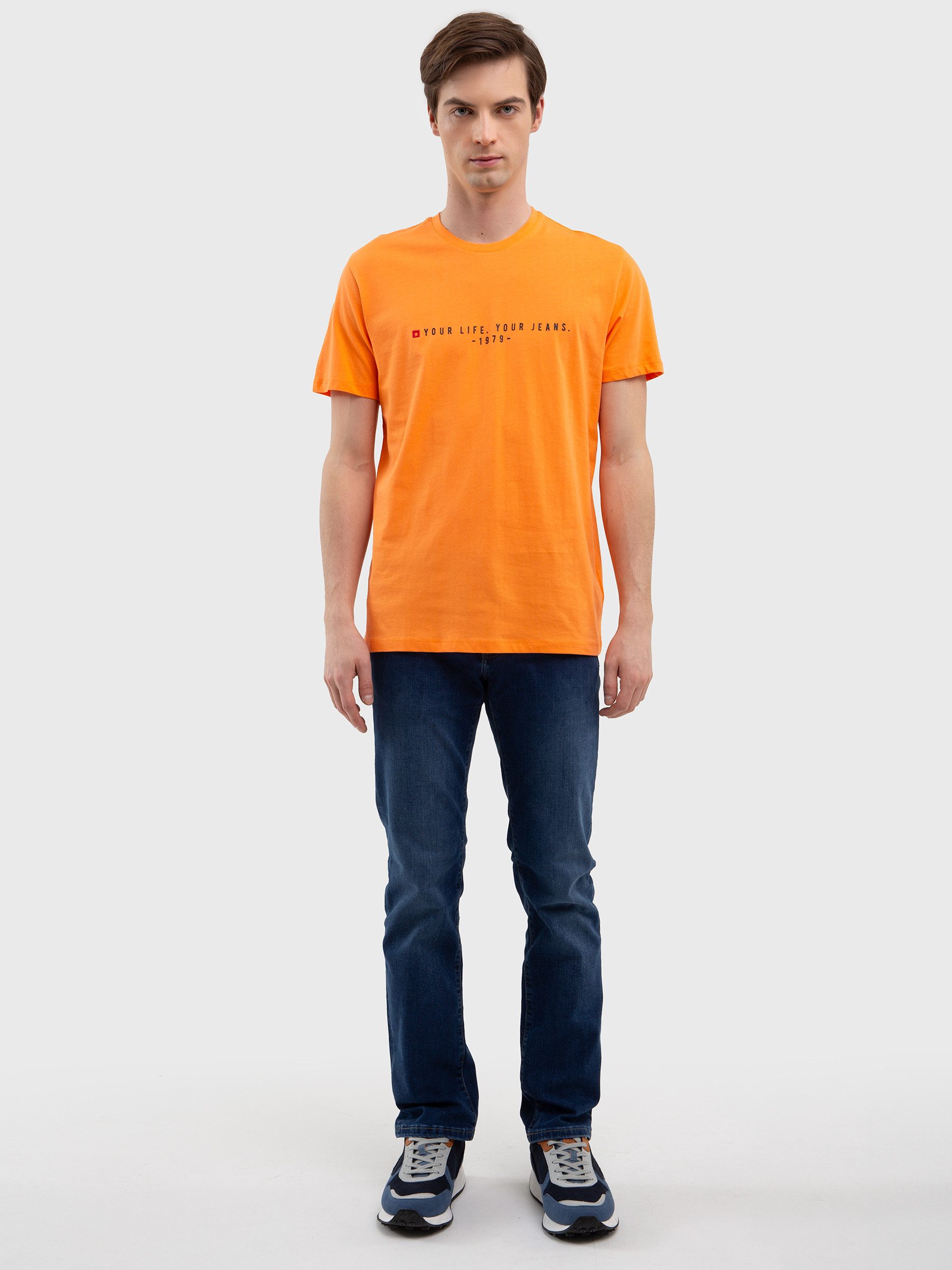 BIG STAR T-Shirt OLIVER orange