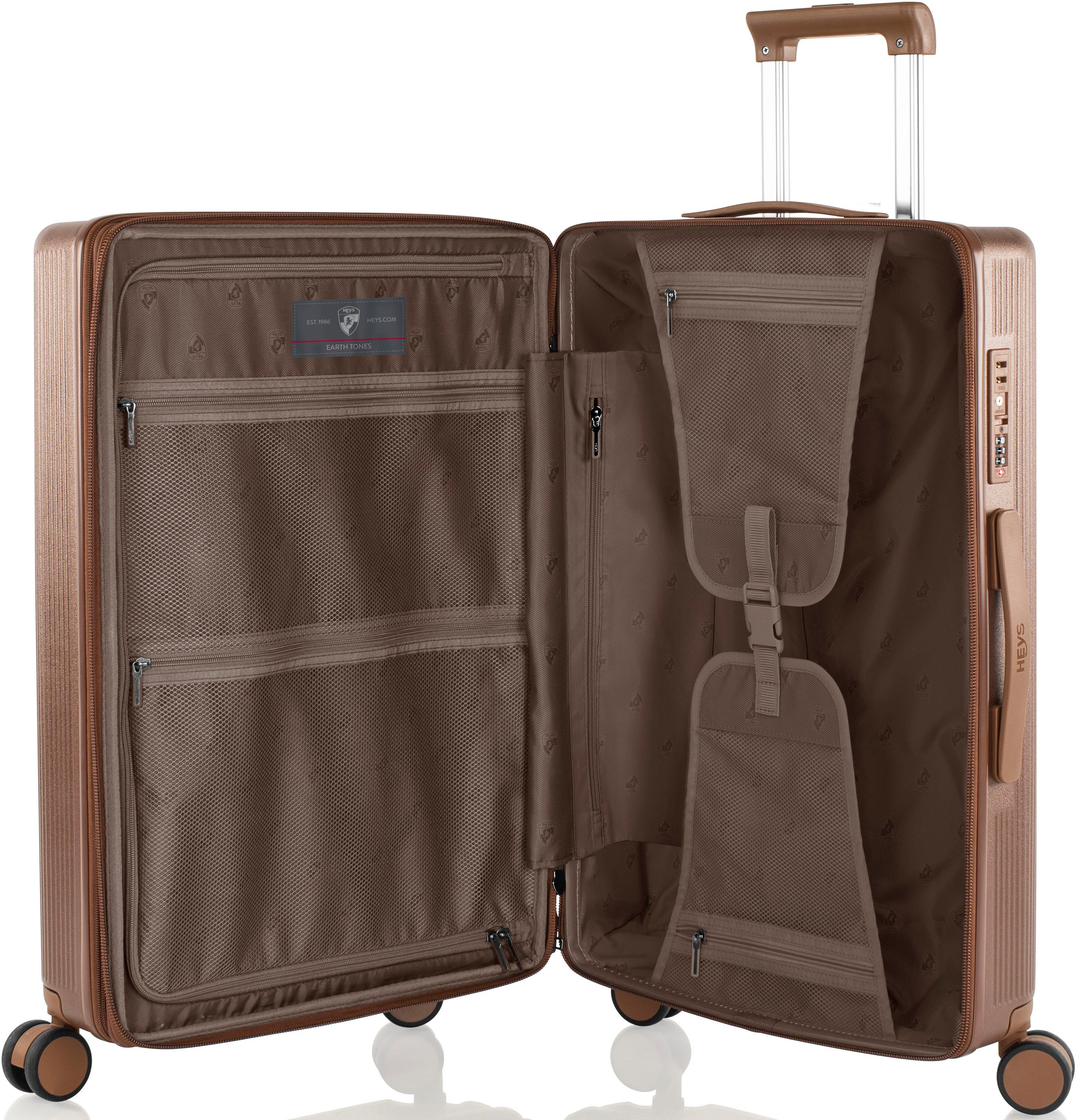 Heys Hartschalen-Trolley Earthtone, 66 cm, umber 4 Rollen