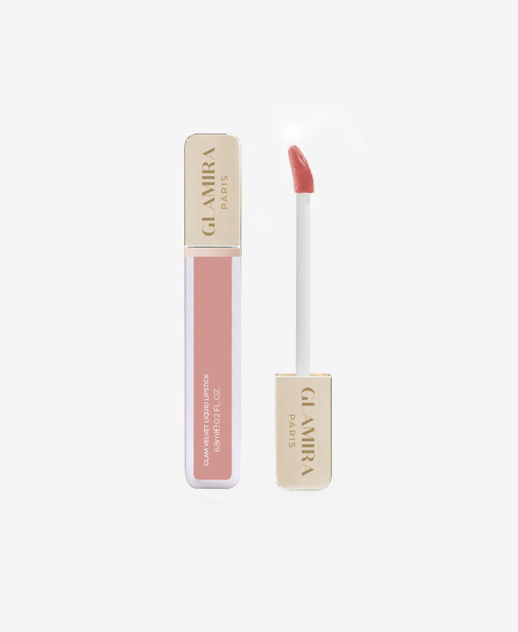 GLAMIRA Lippenstift GLAM Samtiger Flüssiger Lippenstift #8, 1-tlg., mit Wiesenschaumkrautöl, Jojobaöl und Tocopherol