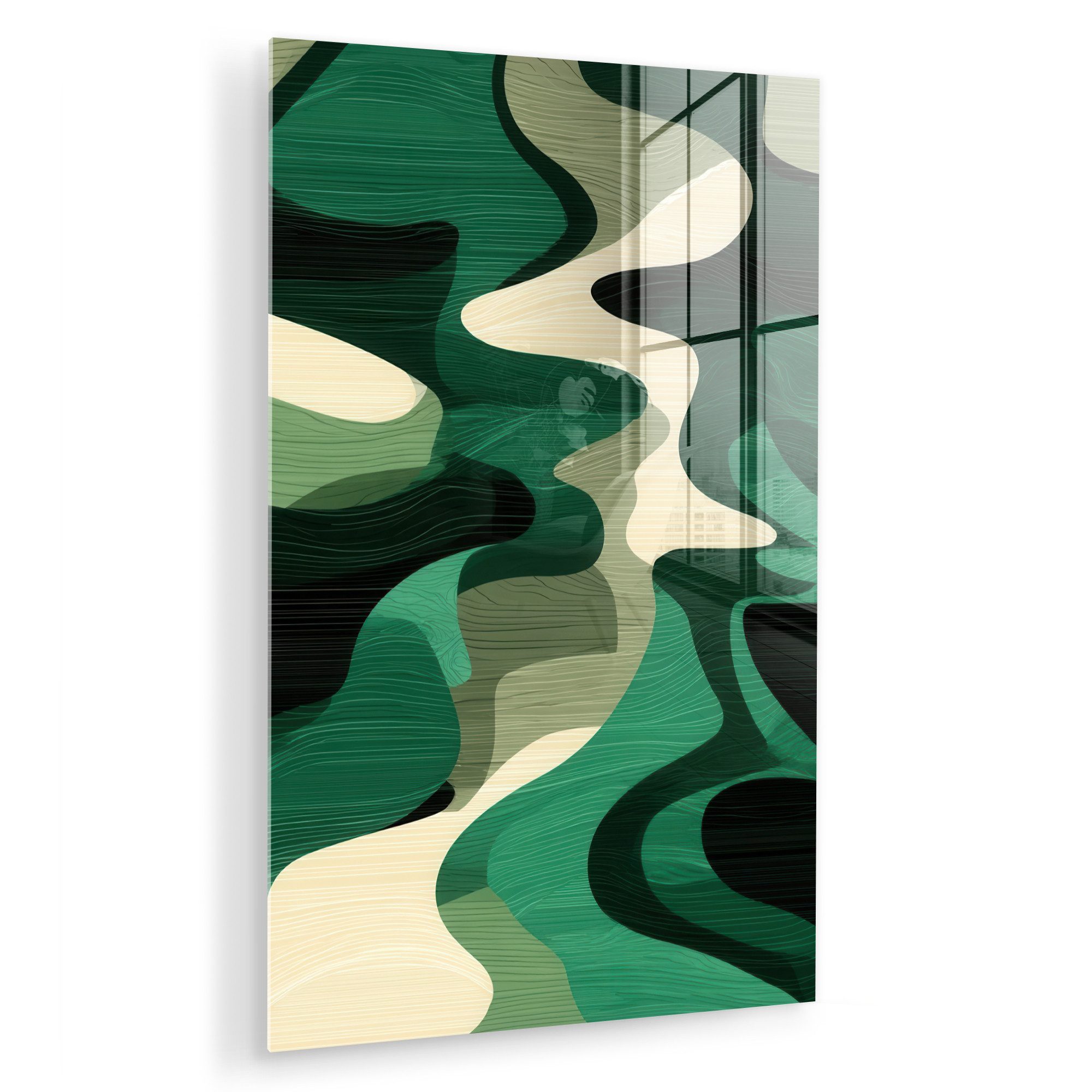 MuchoWow Acrylglasbild Abstrakt - Tarnfarbe - günstig online kaufen