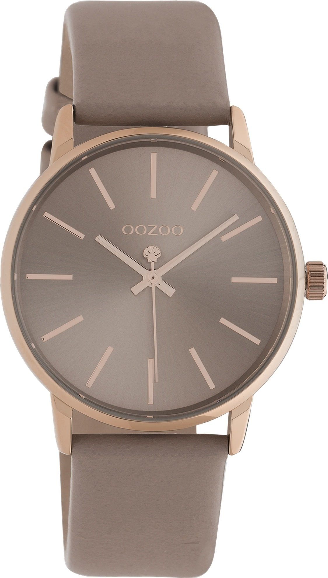 OOZOO Quarzuhr Oozoo Damen Armbanduhr braun Analog, (Analoguhr), Damenuhr r günstig online kaufen