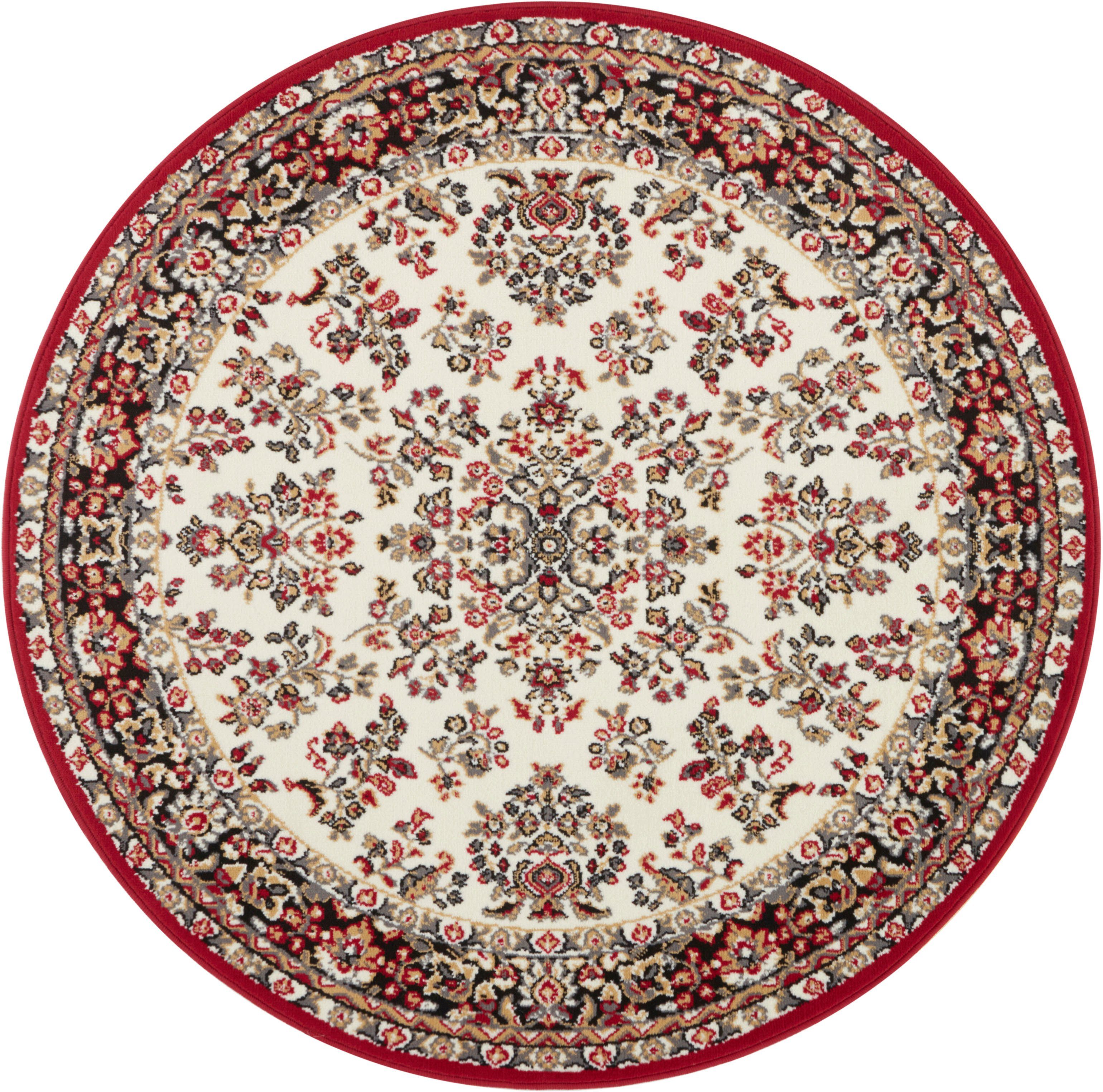 HANSE Home Teppich »Halton«, rund, 8 mm Höhe, Kurzflor, Orient Optik, mit B günstig online kaufen