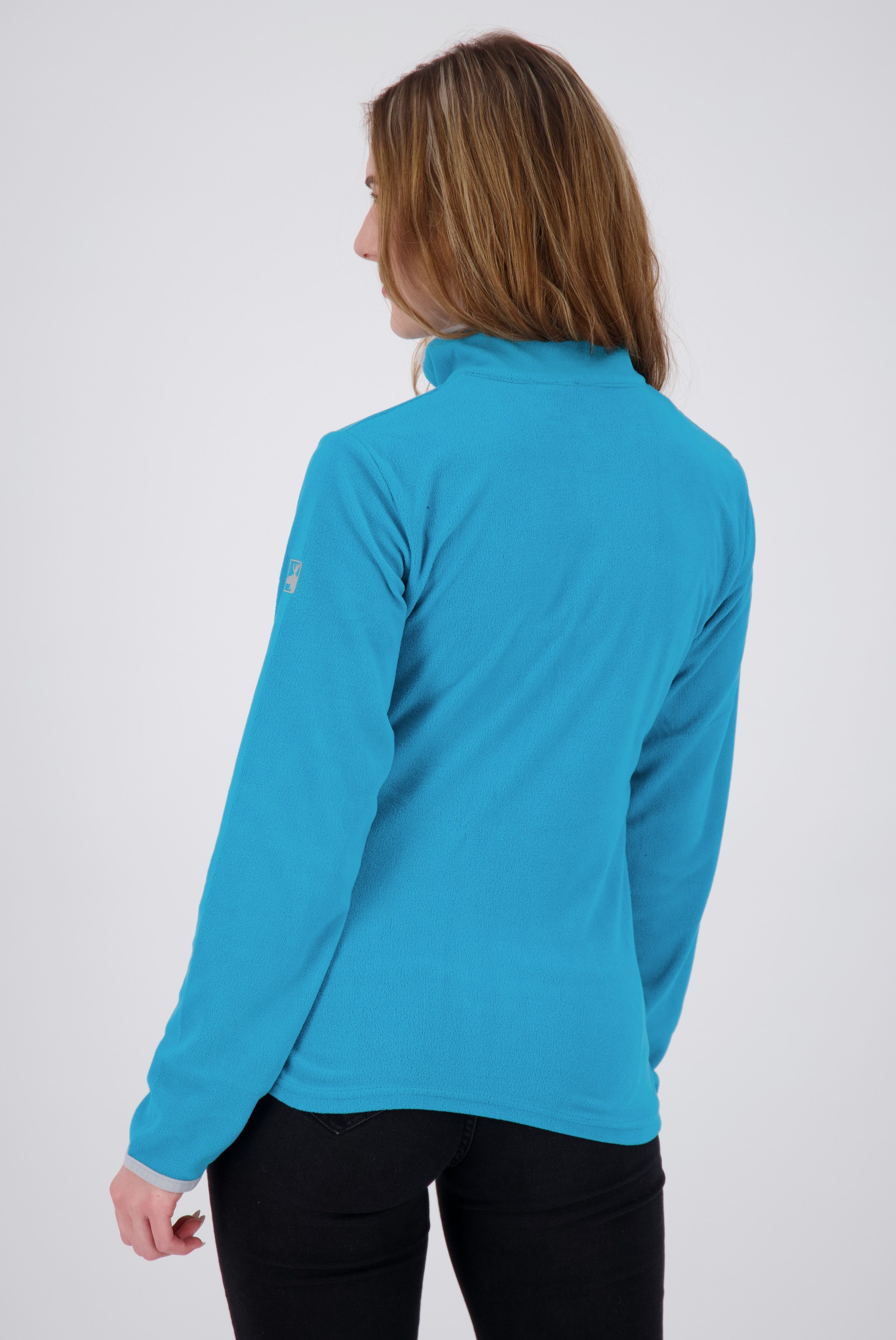 II weiche Fleecejacke Optik Active DECORAH blau DEPROC traditioneller Fleecejacke in WOMEN