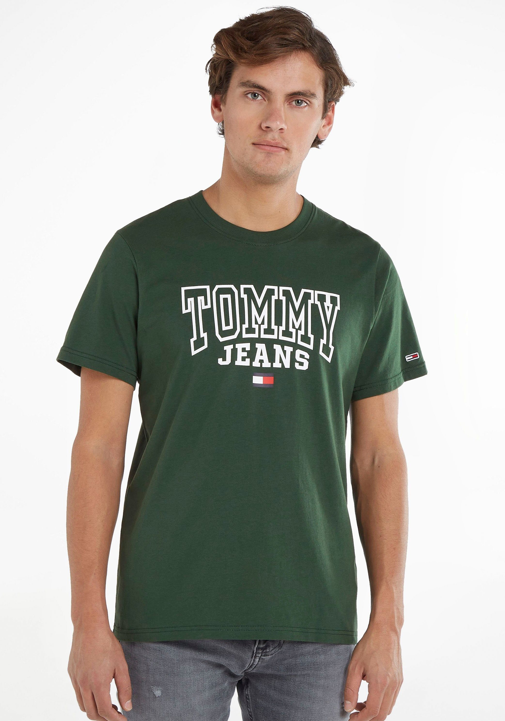 Tommy Jeans T-Shirt TJM RGLR ENTRY GRAPHIC TEE Collegiate Green