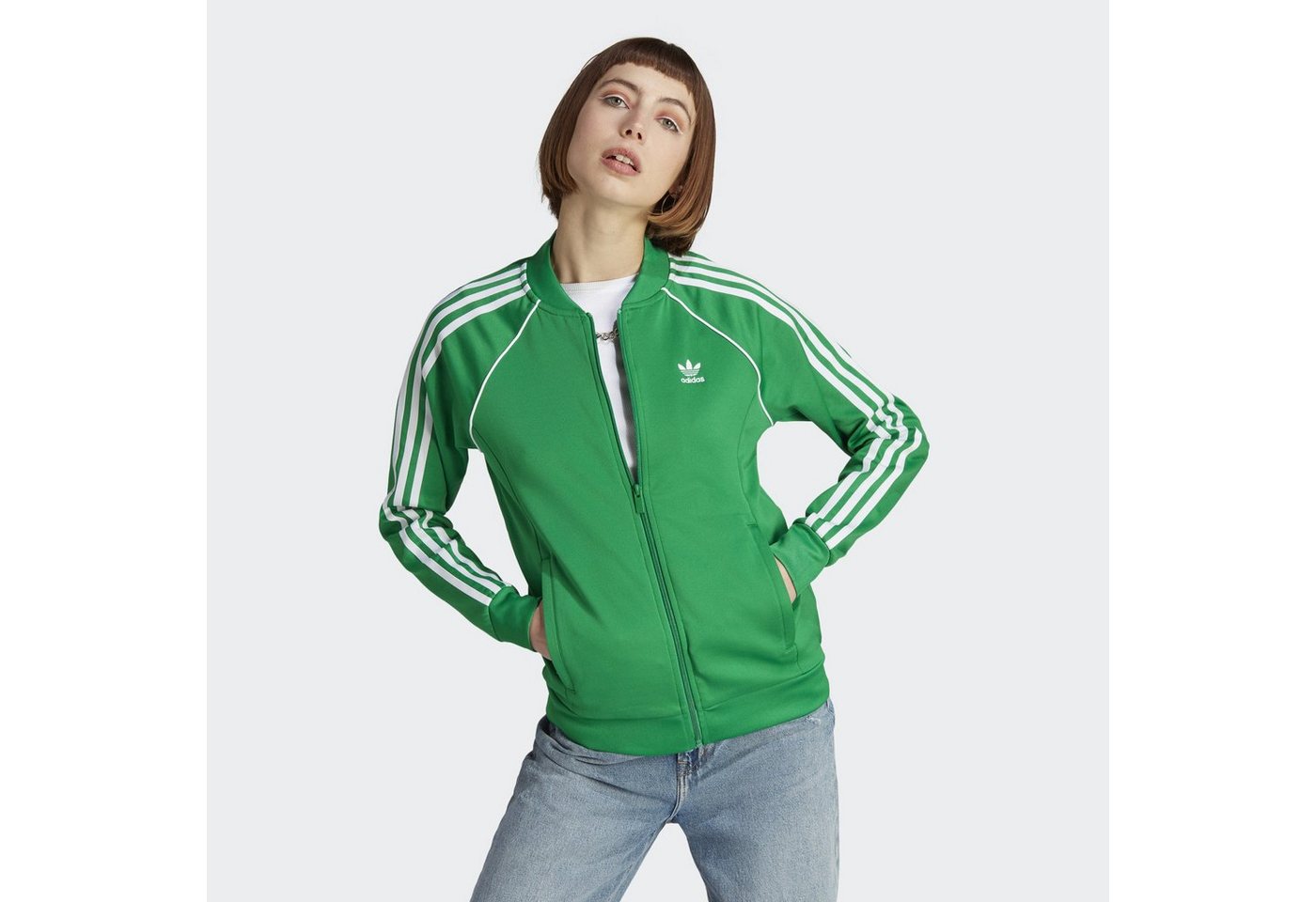 adidas Originals Trainingsanzug ADICOLOR CLASSICS SST ORIGINALS JACKE › grün  - Onlineshop OTTO