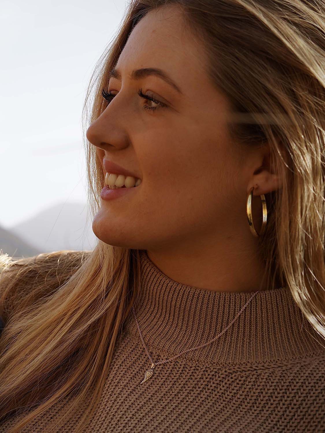 My Gold Kette mit Anhänger Damen Halskette mit Anhänger Gold 375 Engelsflüg günstig online kaufen