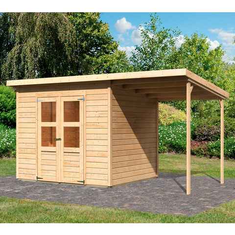 Karibu Gartenhaus Baggersee 4, BxT: 415x236 cm, (Set)