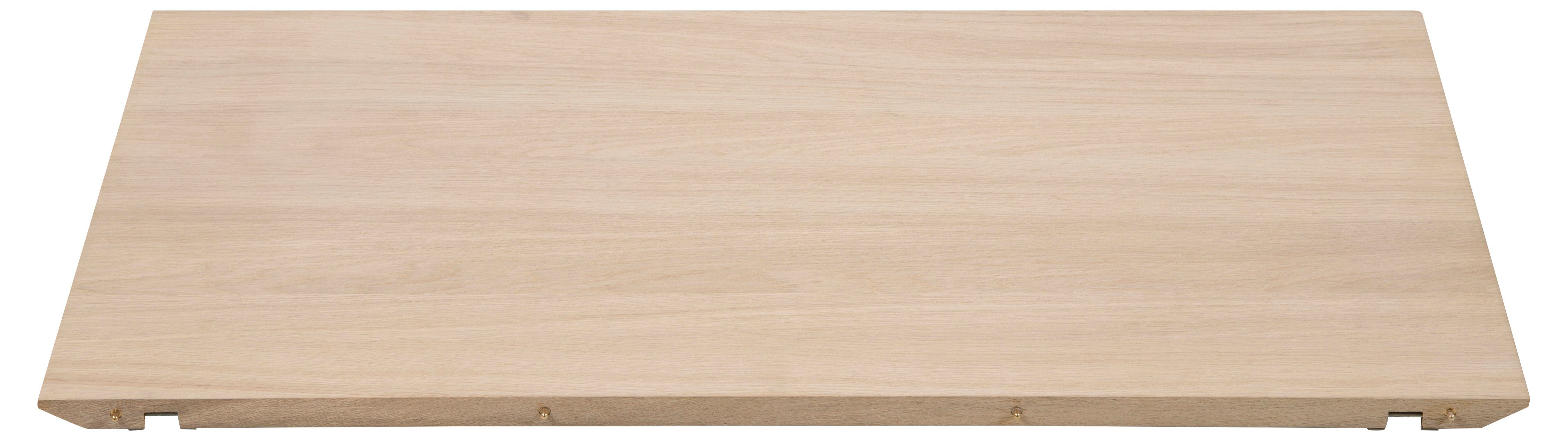 Esstisch Canes Einlegeplatten 2 stck. Eiche Furnier weiß ge