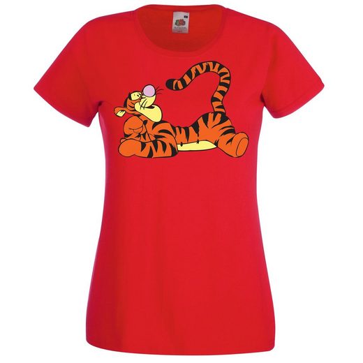 Youth Designz T-Shirt »Tigger Damen T-Shirt« mit trendigem Frontprint