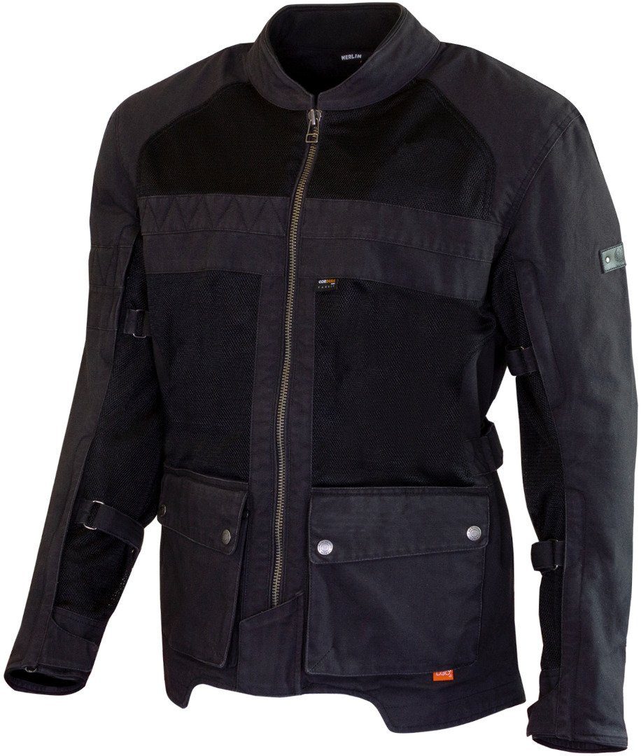 Merlin Motorradjacke Mahala D3O Raid Explorer Motorrad Textiljacke Black