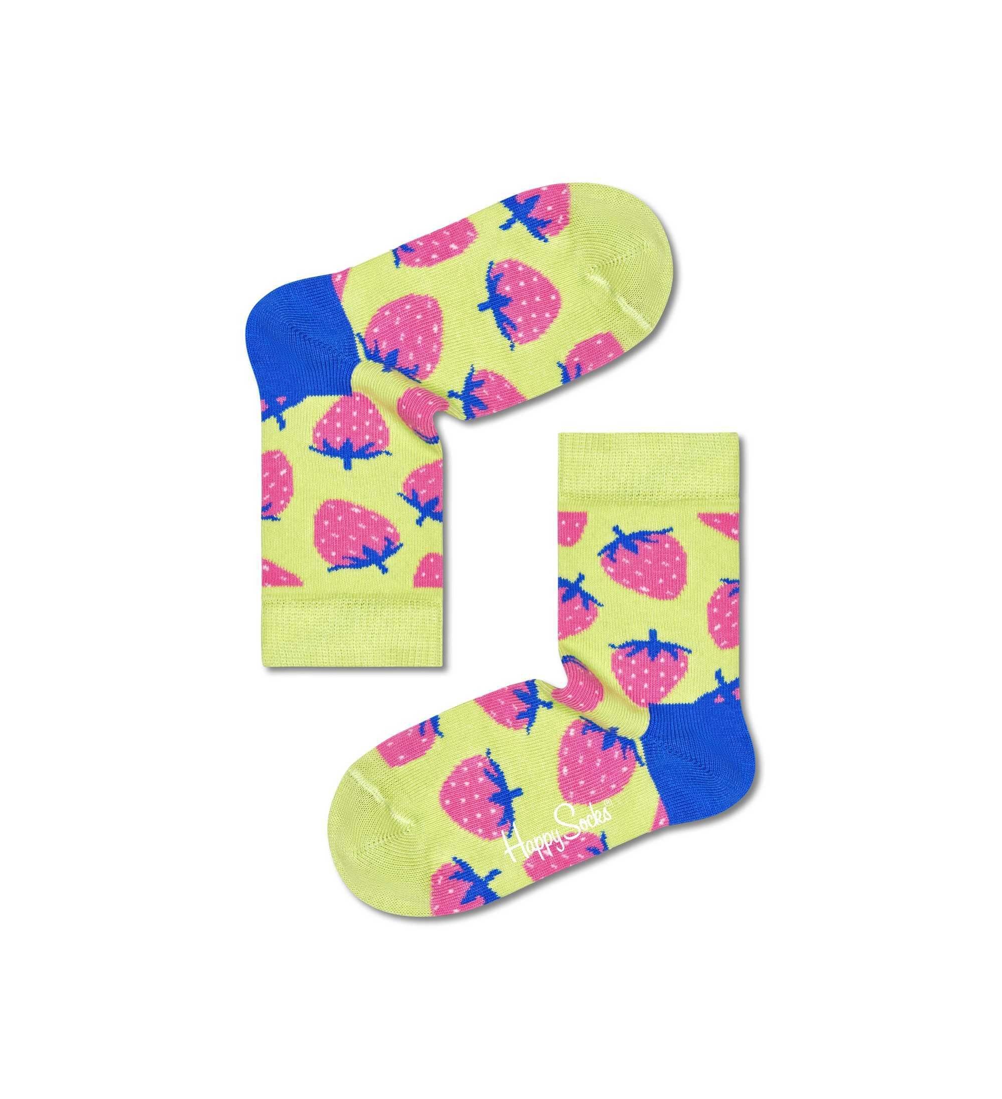 Socken Kinder Summertime - Freizeitsocken Geschenkbox 4er Pack unisex, Happy Socks