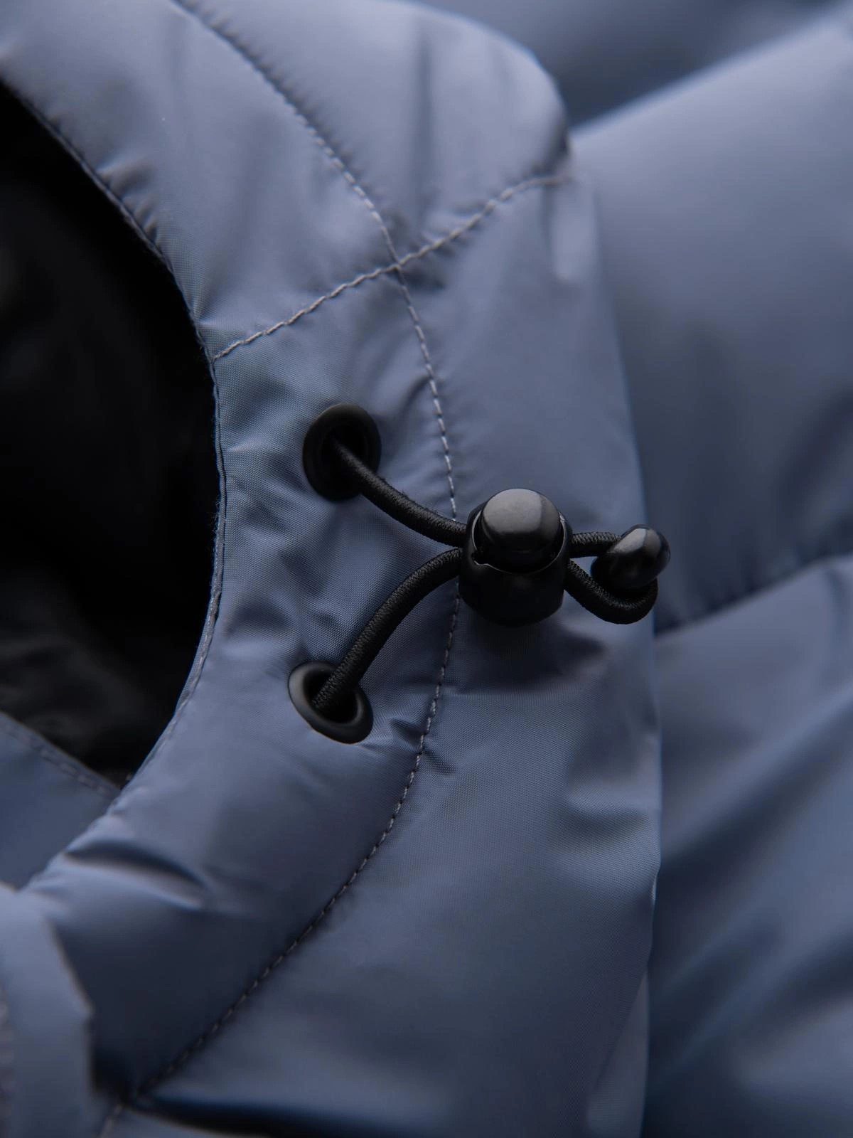 Winterjacke Gesteppte, wärmende Herrenjacke mit Raglanärmeln