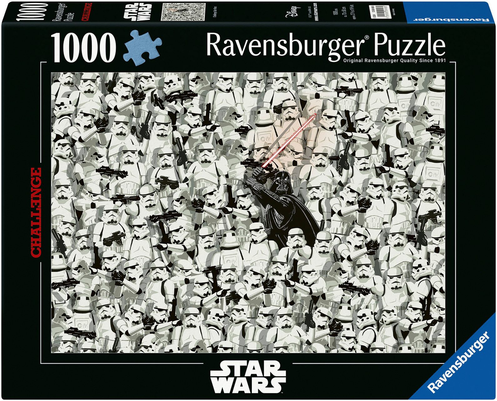 Ravensburger Puzzle Challenge, Star Wars, 1000 Puzzleteile, Made in Germany günstig online kaufen