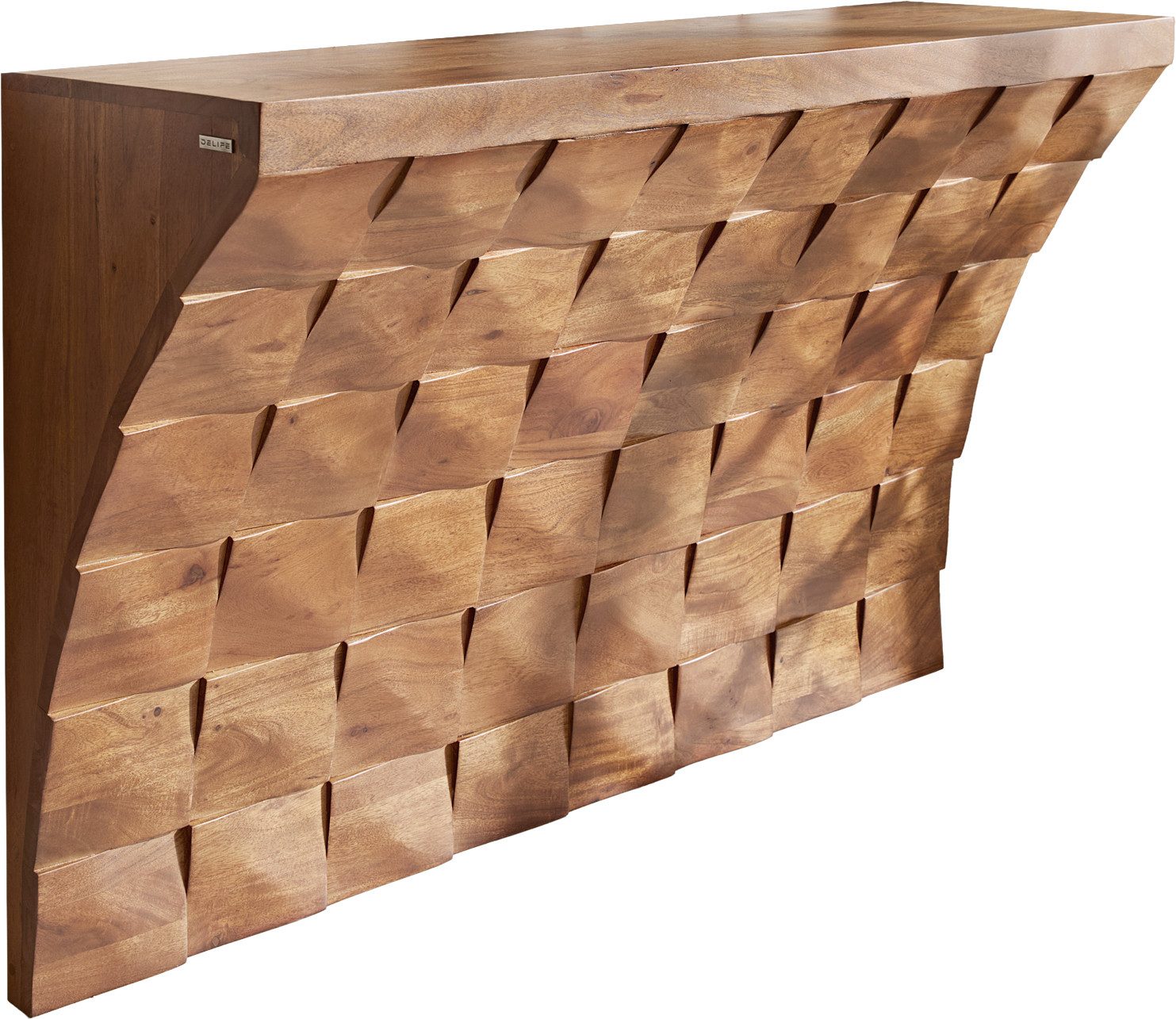 DELIFE Шкафы-Set Eremos, Akazie Natur 120x35 cm Konsole